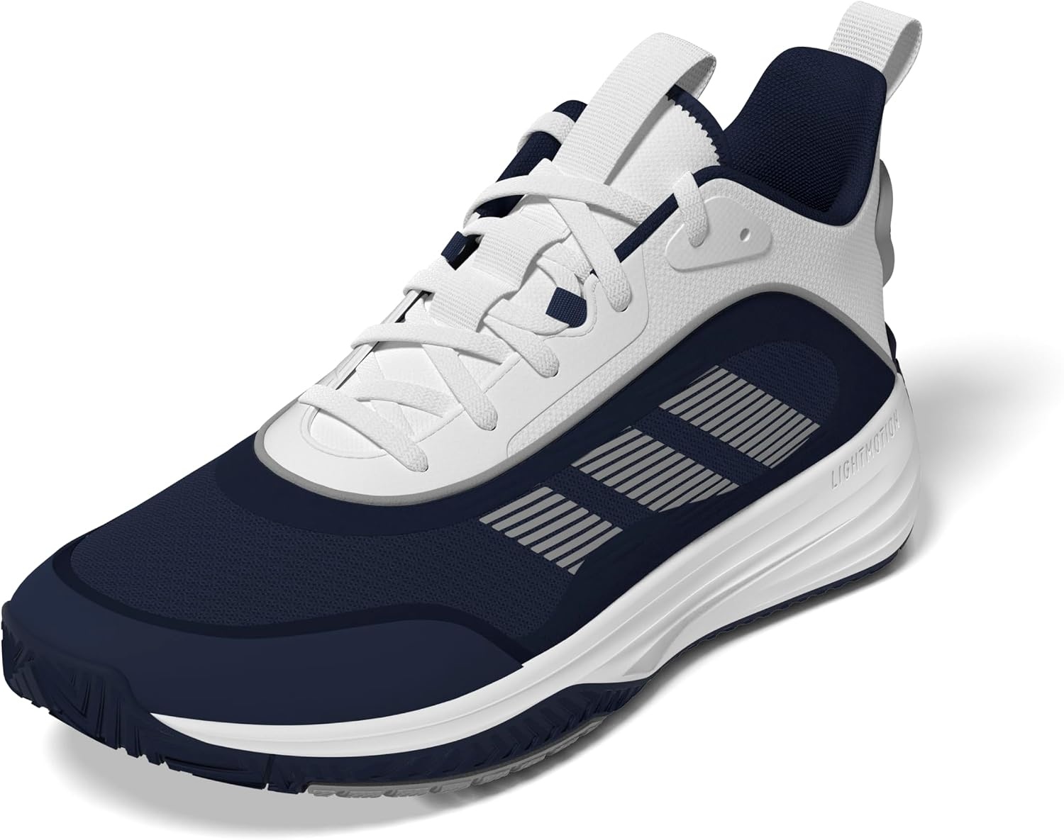 image:imageadidas Mens Own The Game 30 Basketball ShoeNight IndigoSolid GreyWhite
