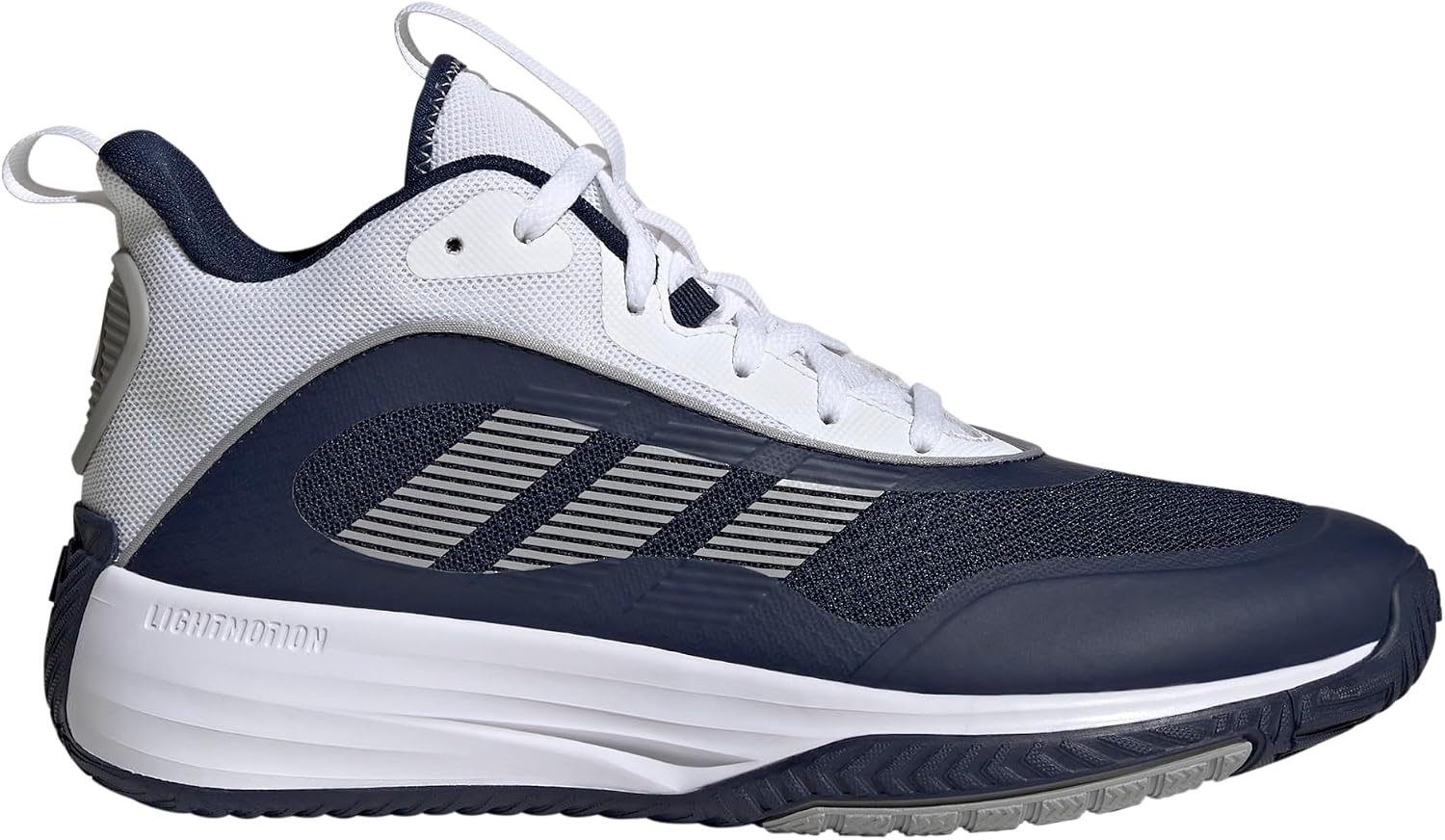 image:imageadidas Mens Own The Game 30 Basketball ShoeNight IndigoSolid GreyWhite