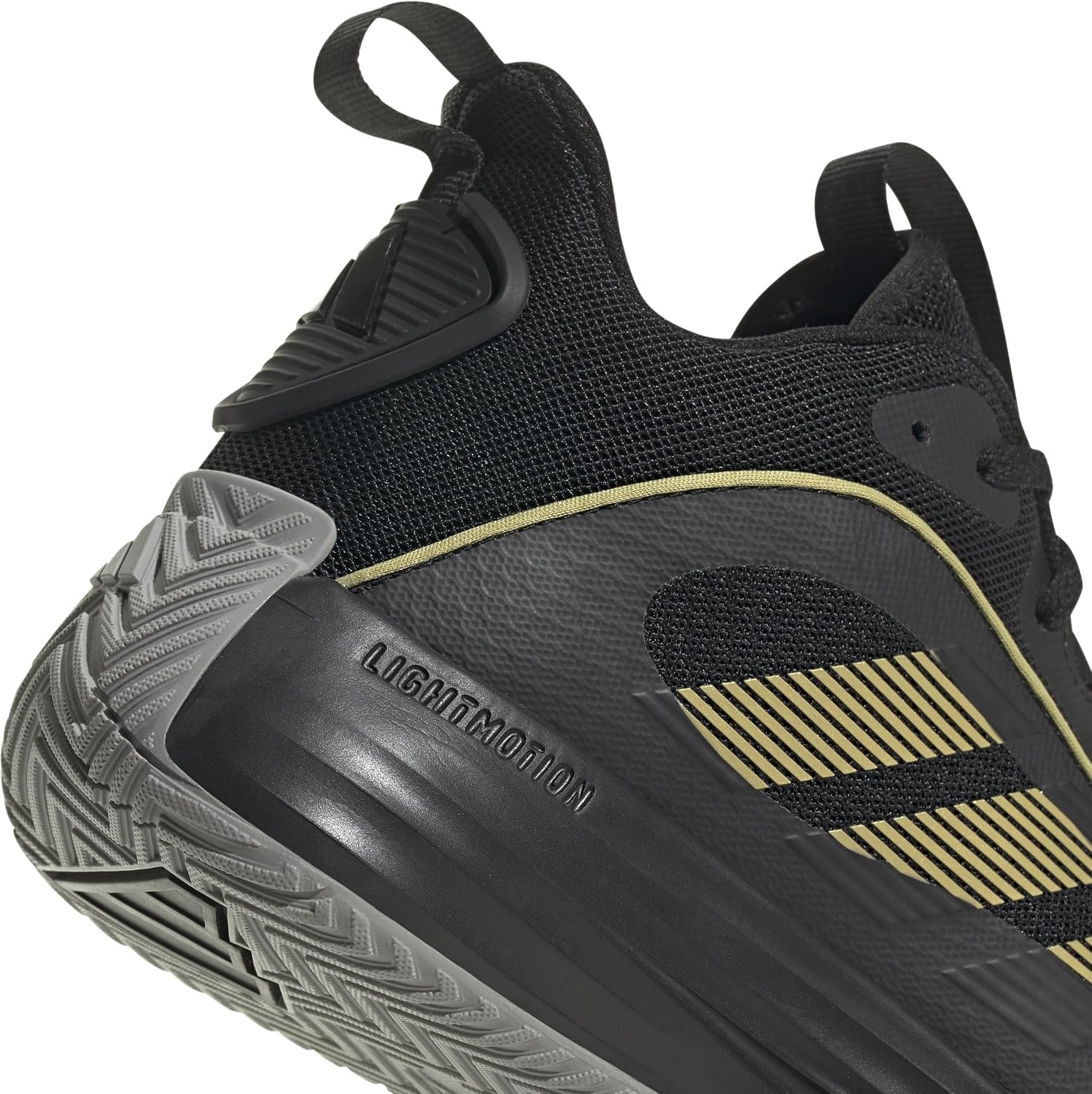 image:imageadidas Mens Own the Game 30 BasketballBlackGold MetallicSolid Grey