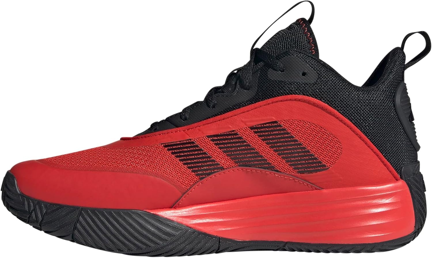 image:imageadidas Mens Own the Game 30 BasketballBlackRedRed