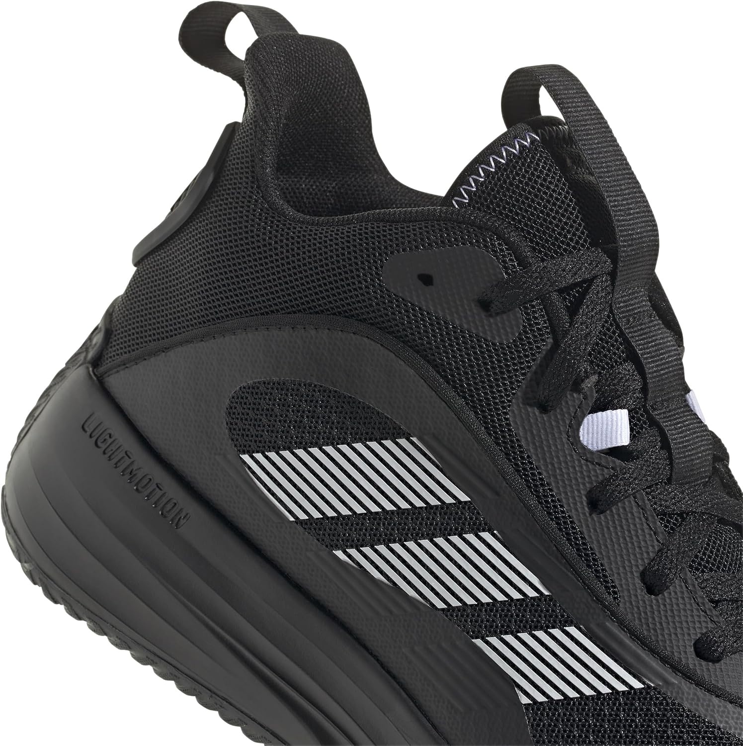 image:imageadidas Mens Own the Game 30 BasketballBlackWhiteBlack
