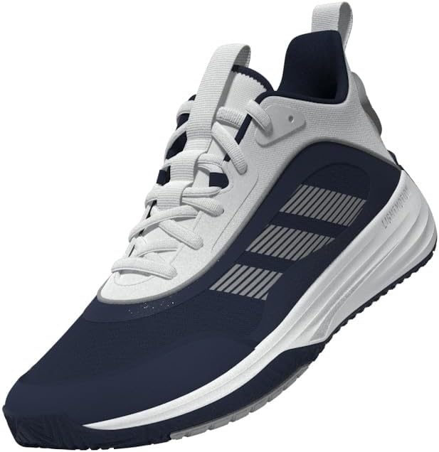 image:imageadidas Mens Own the Game 30 BasketballNight IndigoSolid GreyWhite
