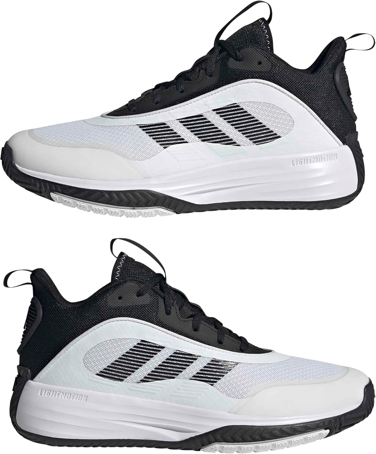 image:imageadidas Mens Own the Game 30 BasketballWhiteBlackBlack