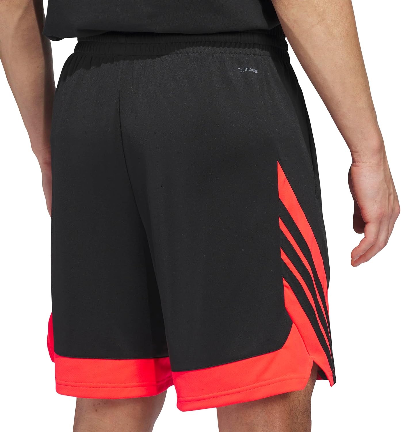 image:imageadidas Mens Pro Motion Basketball ShortsBlackLucid Red