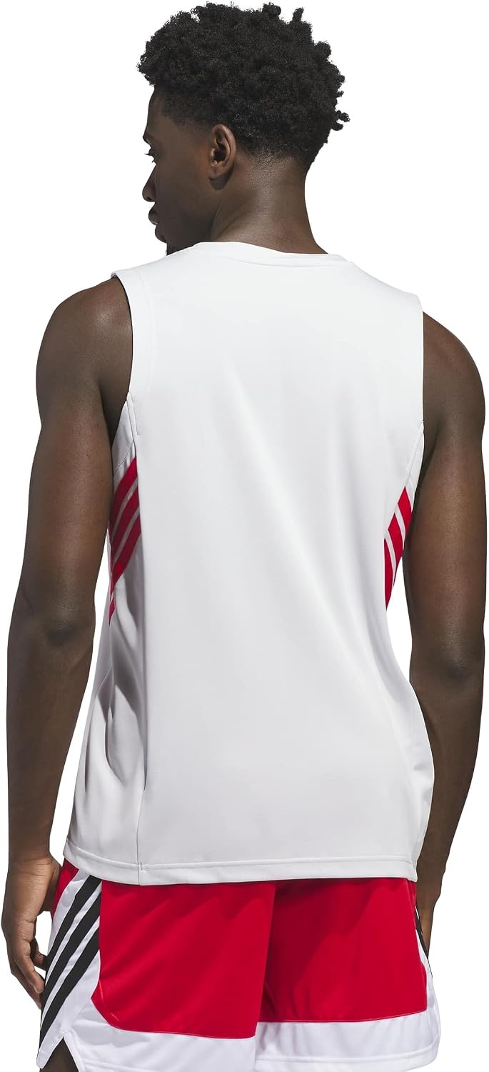image:imageadidas Mens Pro Motion Basketball ShortsPure RubyWhite