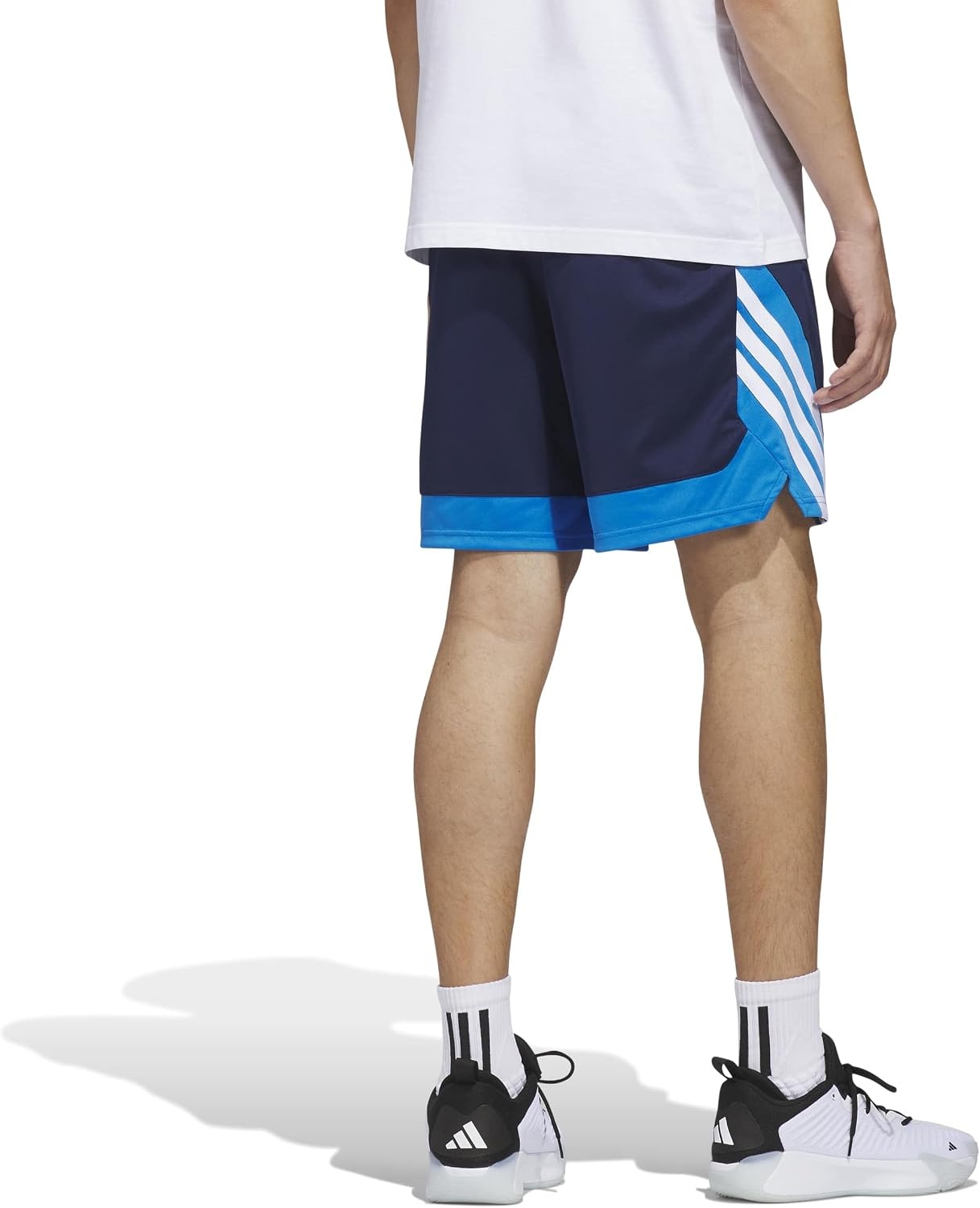 image:imageadidas Mens Pro Motion Basketball ShortsTeam Navy BlueWhite