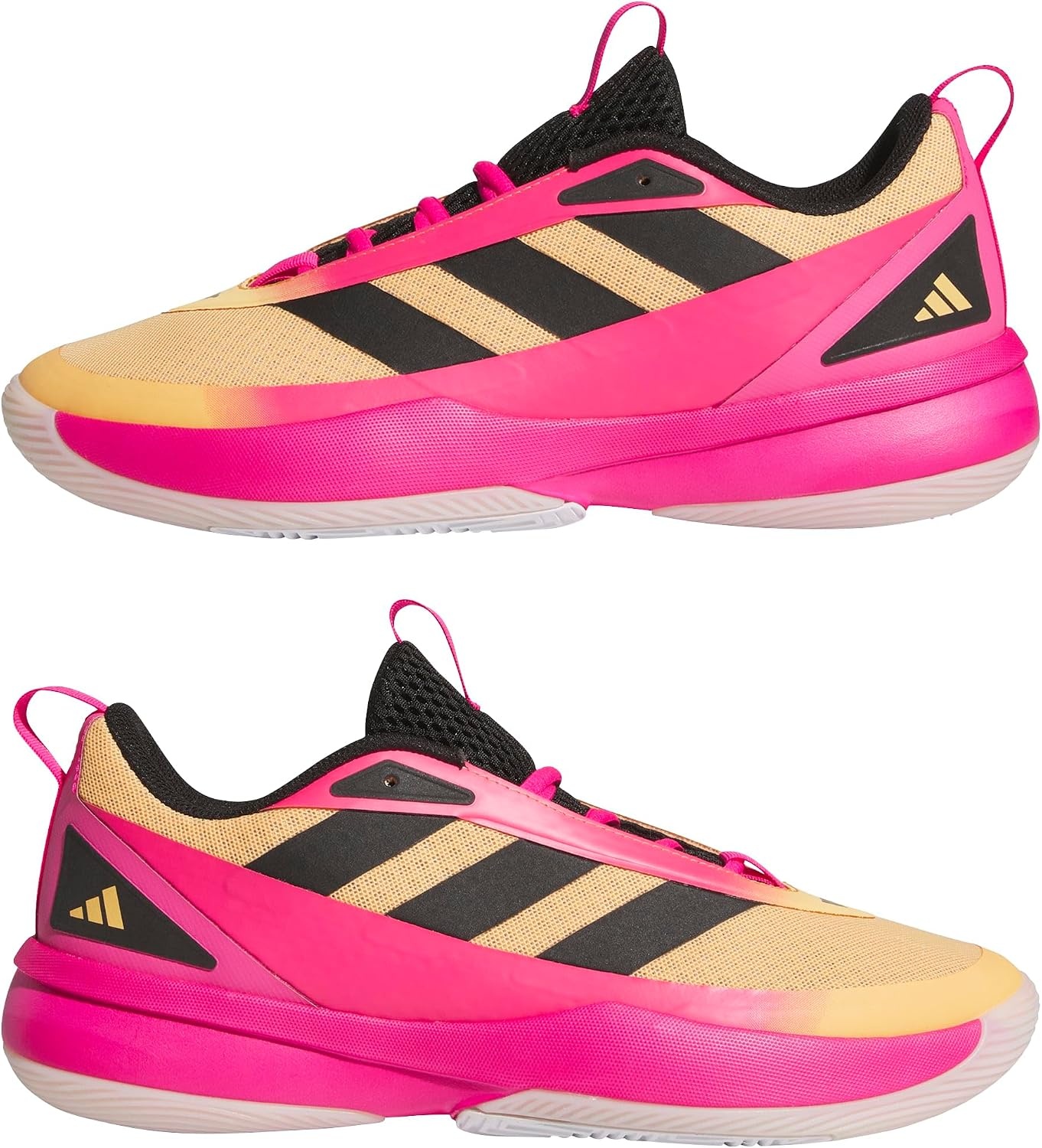 image:imageadidas Mens Subzone Basketball ShoesHazy OrangeBlackShock Pink