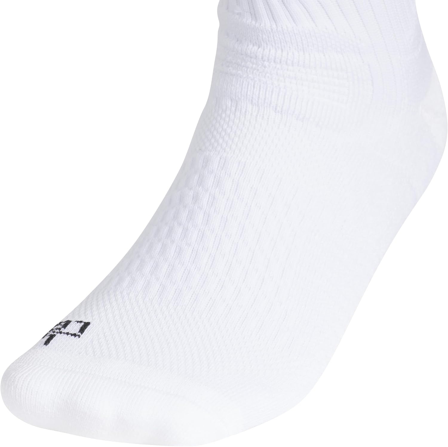 image:imageadidas Select Basketball Socks 1 Pair Unisex 1Pack Cushioned Impact Zones 360Ankle Protection BlisterReducing Build Game amp Practice ReadyWhiteBlack2Quarter