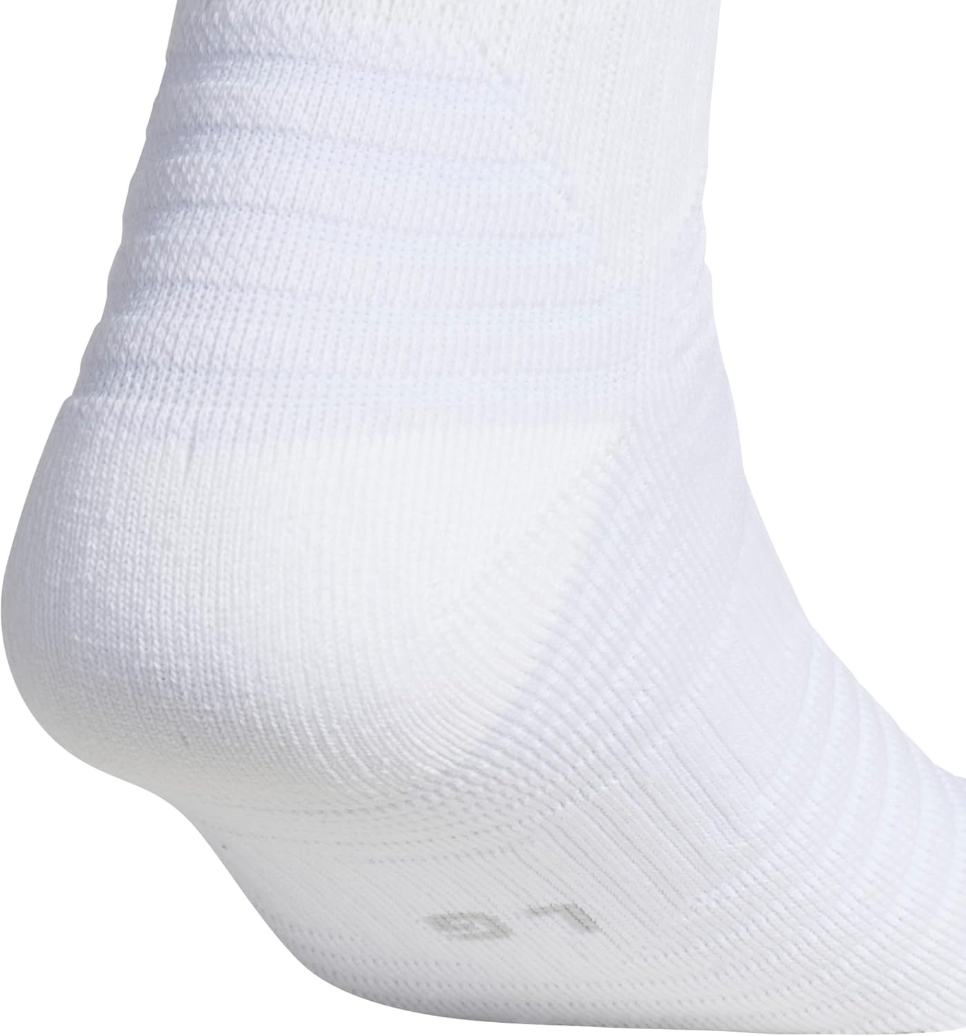 image:imageadidas Select Basketball Socks 1 Pair Unisex 1Pack Cushioned Impact Zones 360Ankle Protection BlisterReducing Build Game amp Practice ReadyWhiteBlackClear Onix Grey1Slouch CrewCrew