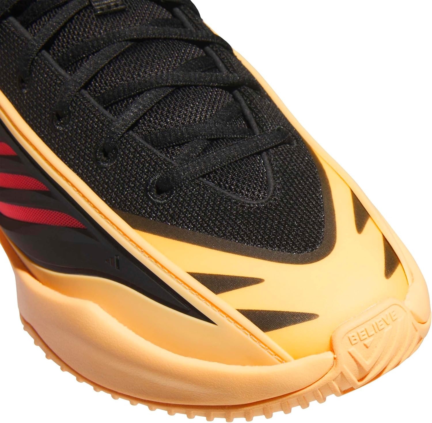 image:imageadidas UnisexAdult Believe That 1 BasketballBlackAcid OrangeSupplier Colour