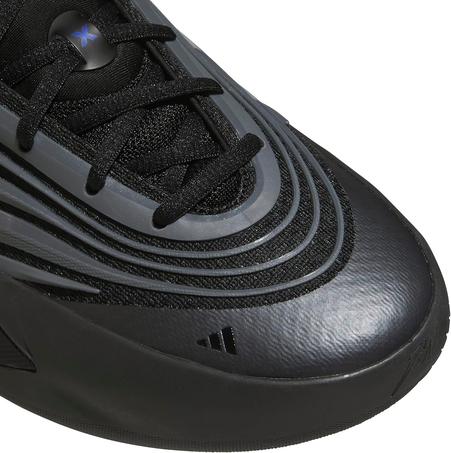 image:imageadidas UnisexAdult Dame X Basketball ShoeBlackIron MetallicLucid Blue