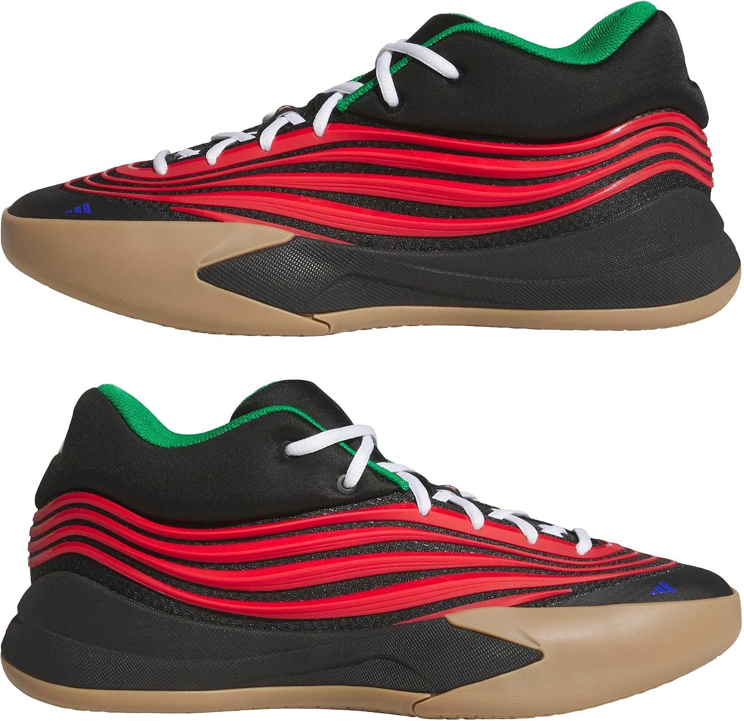 image:imageadidas UnisexAdult Dame X Basketball ShoeBlackPure RubyGum