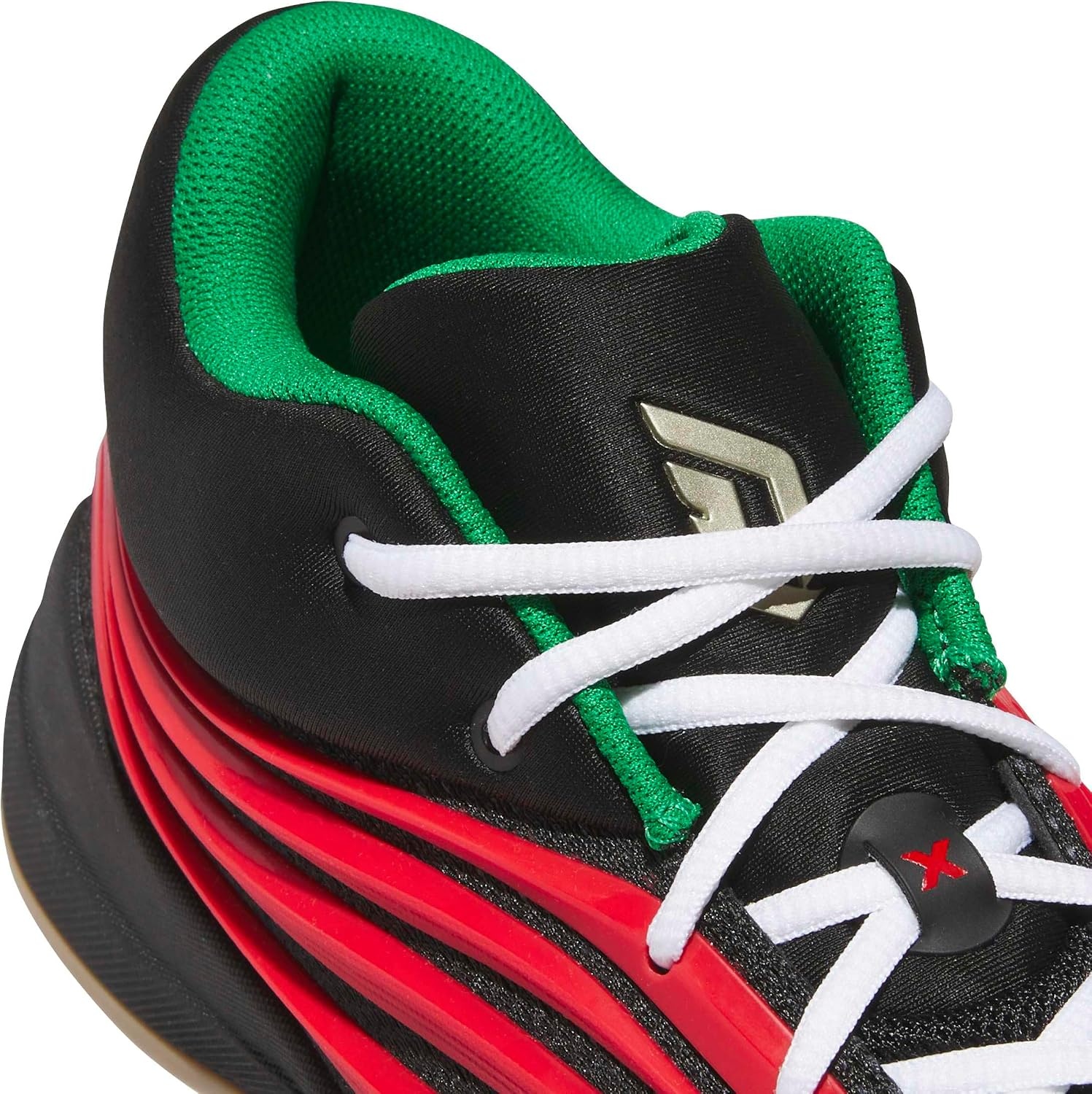 image:imageadidas UnisexAdult Dame X Basketball ShoeBlackPure RubyGum