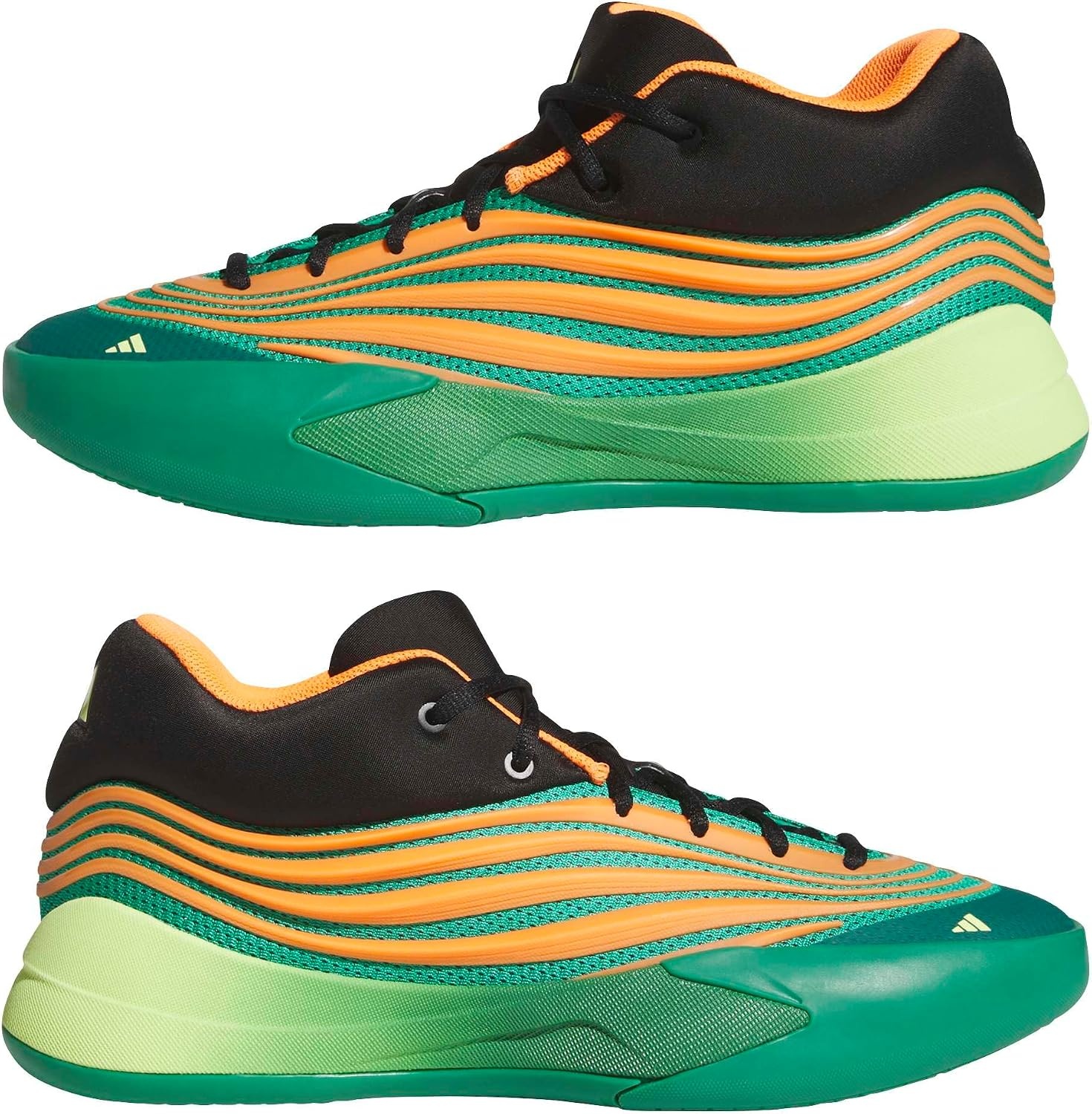 image:imageadidas UnisexAdult Dame X Basketball ShoeCourt GreenLucid OrangeFrozen Lemon