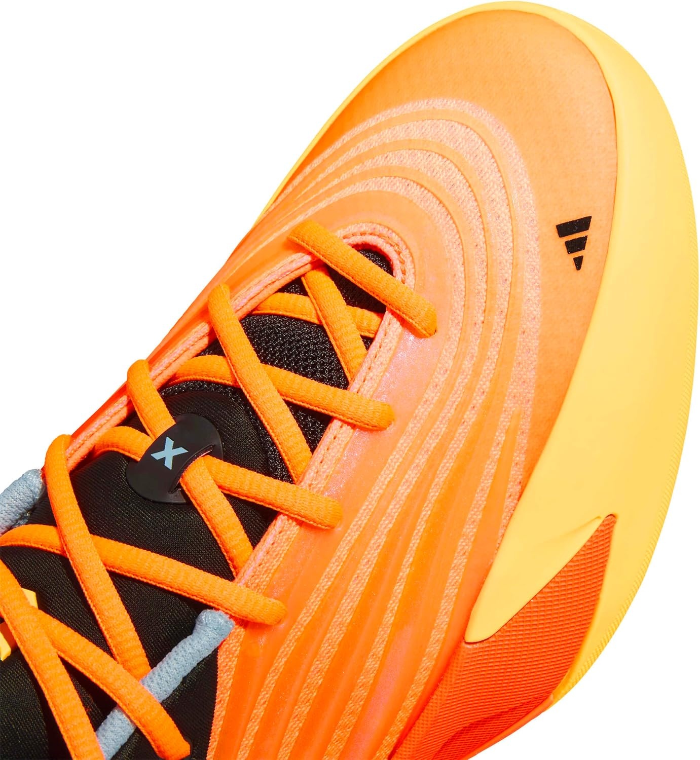 image:imageadidas UnisexAdult Dame X Basketball ShoeLucid OrangeIce TangerineIcey Blue
