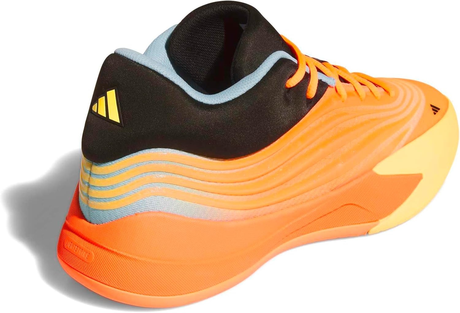 image:imageadidas UnisexAdult Dame X Basketball ShoeLucid OrangeIce TangerineIcey Blue