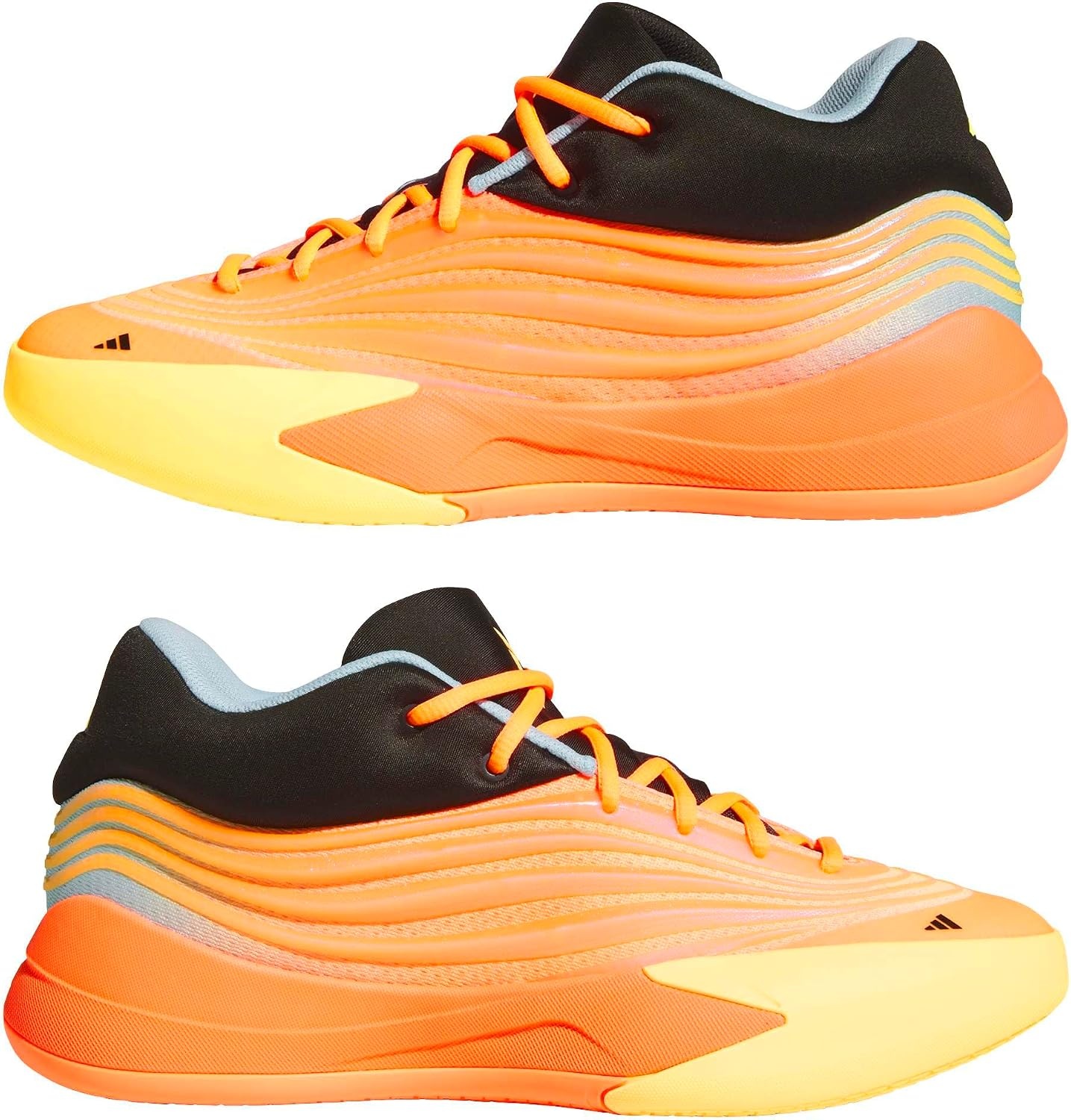 image:imageadidas UnisexAdult Dame X Basketball ShoeLucid OrangeIce TangerineIcey Blue
