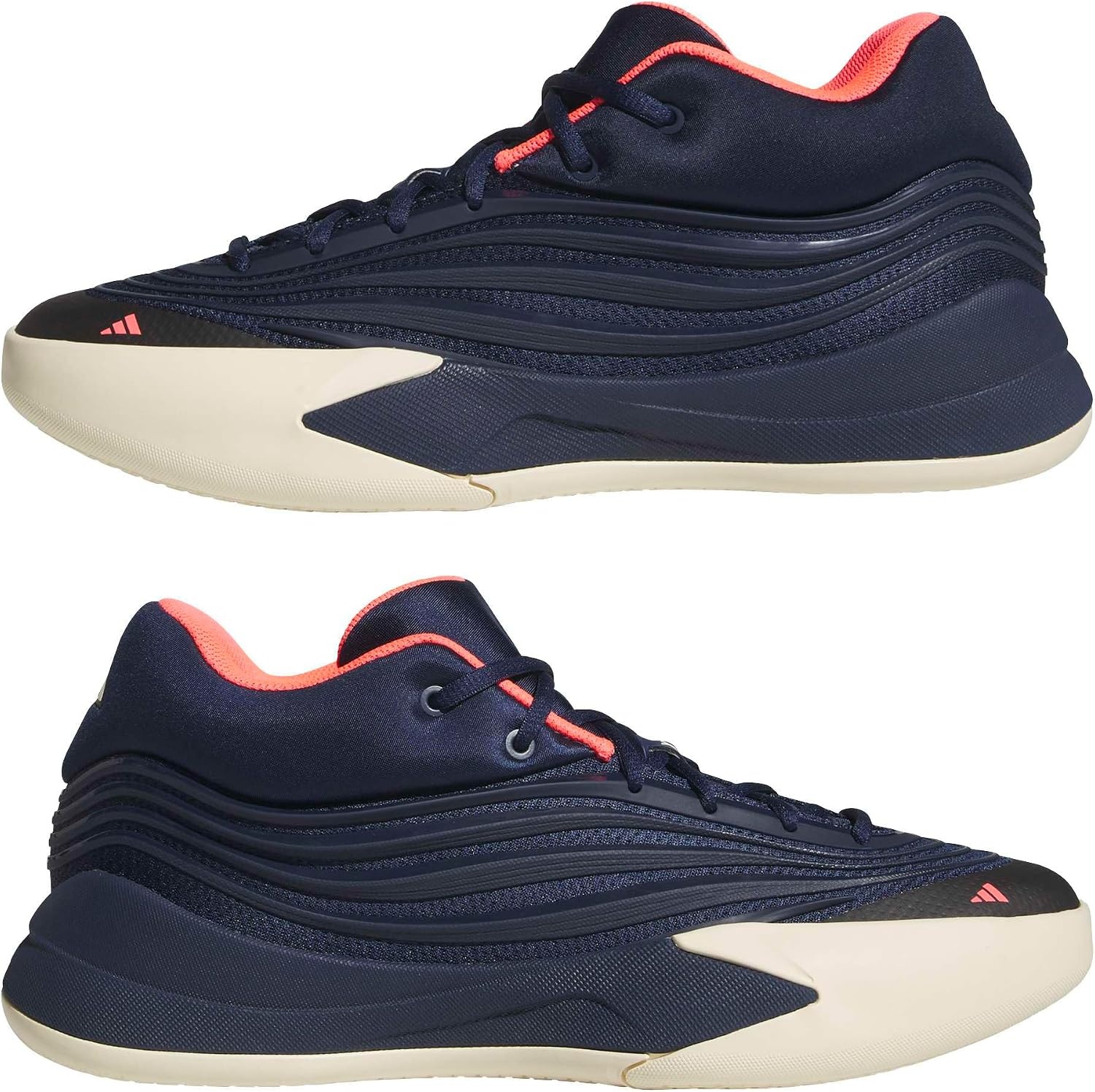 image:imageadidas UnisexAdult Dame X Basketball ShoeNight IndigoWarm VanillaSolar Turbo