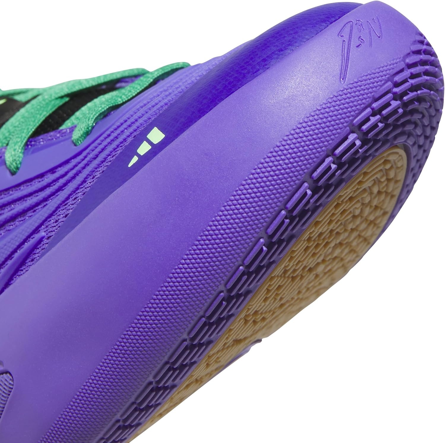 image:imageadidas UnisexAdult Dame X Basketball ShoePurple RushBlackCourt Green