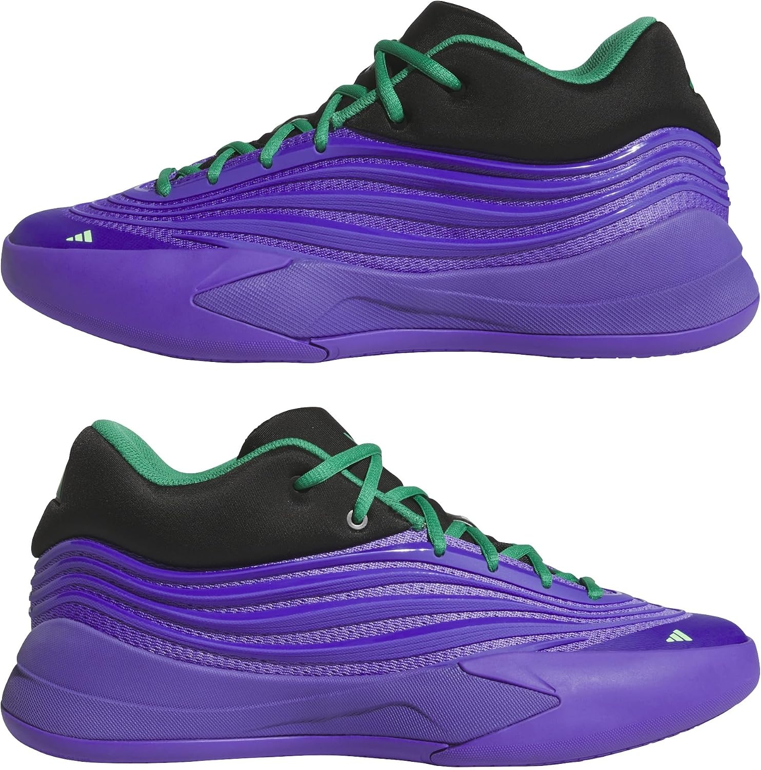 image:imageadidas UnisexAdult Dame X Basketball ShoePurple RushBlackCourt Green