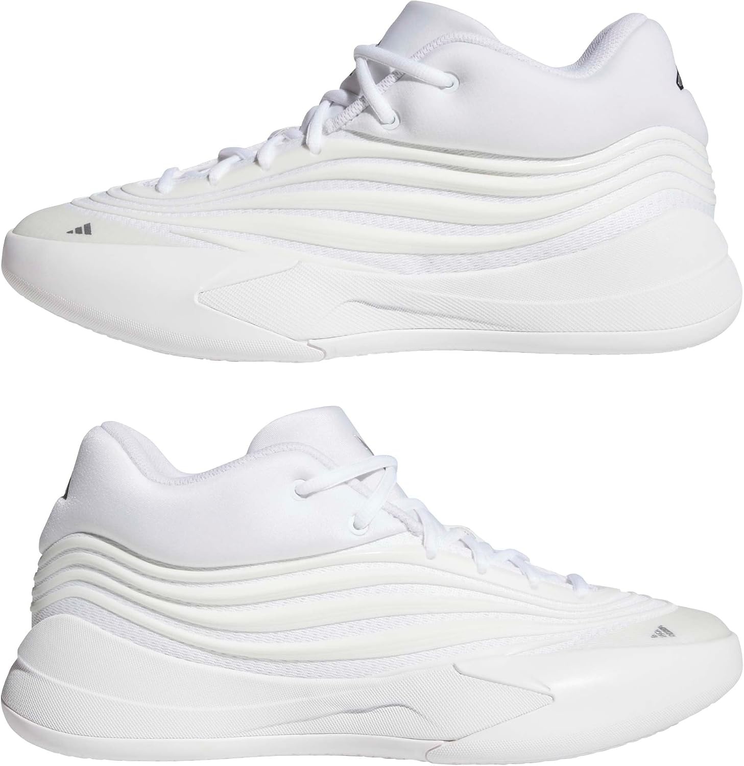 image:imageadidas UnisexAdult Dame X Basketball ShoeWhiteZero MetallicSilver Metallic