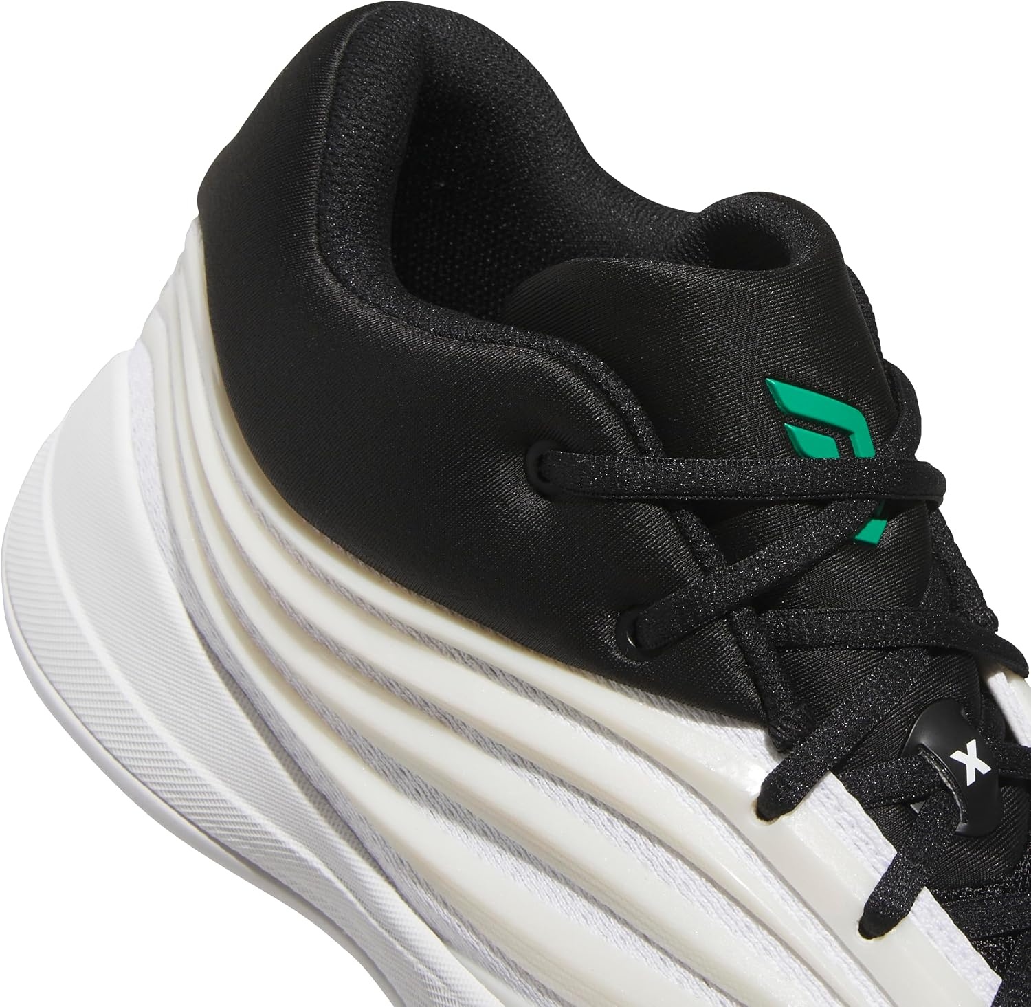 image:imageadidas UnisexAdult Dame X Basketball ShoeZero MetallicBlackCourt Green