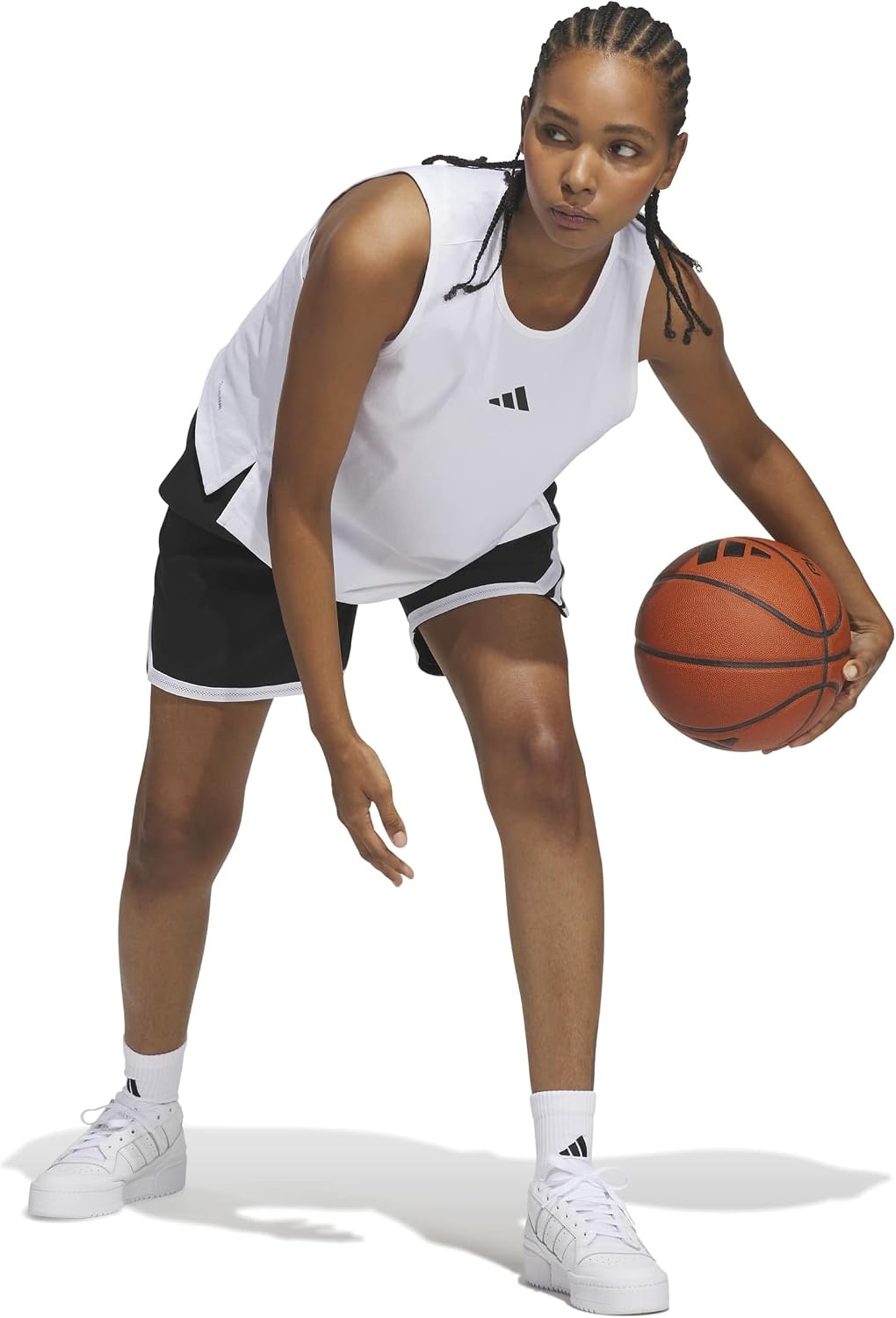 image:imageadidas Womens Crazy Lite Shorts Basketball Casual Bottoms Casual BlackBlackWhite