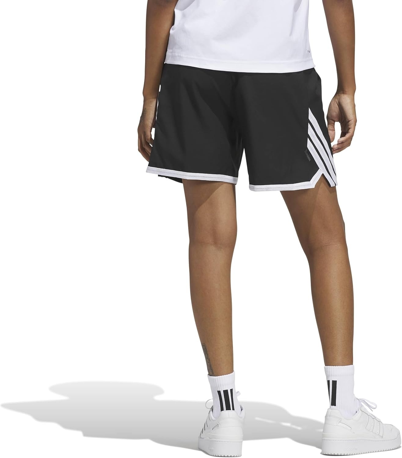 image:imageadidas Womens Crazy Lite Shorts Basketball Casual Bottoms Casual BlackBlackWhite