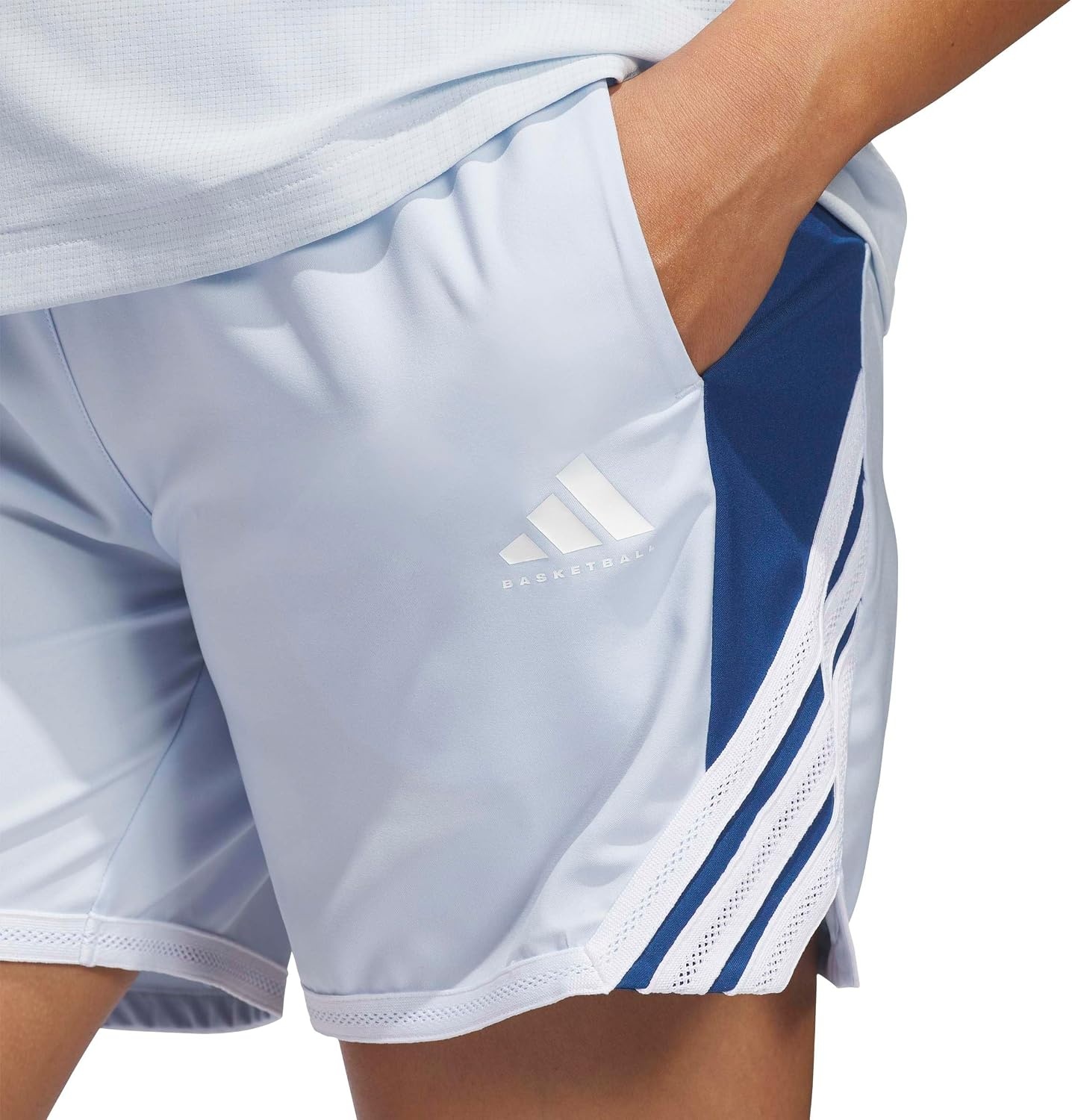 image:imageadidas Womens Crazy Lite Shorts Basketball Casual Bottoms Casual BlackCrystal SkyDusky Petrol