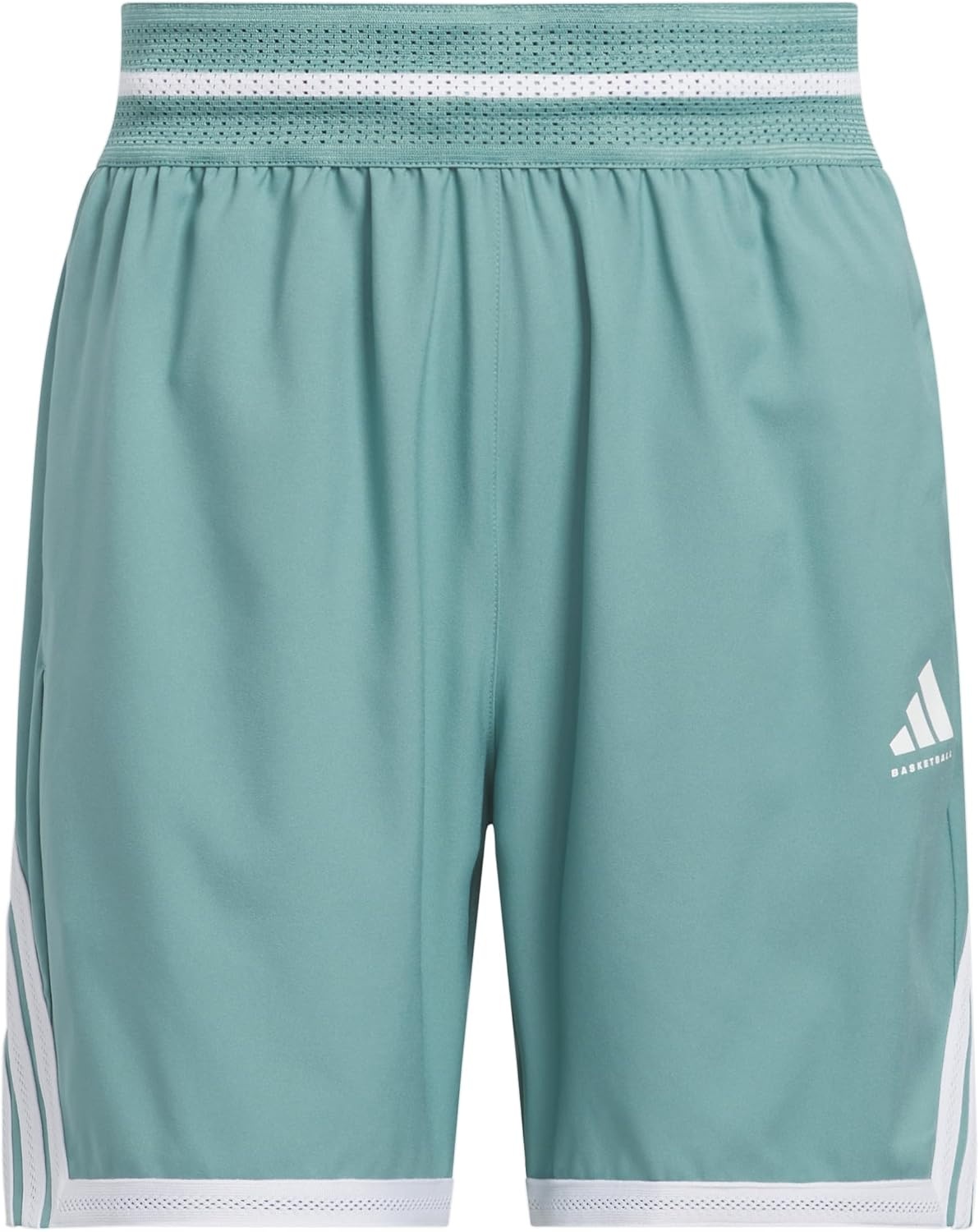 image:imageadidas Womens Crazy Lite Shorts Basketball Casual Bottoms Casual BlackPowder TealWhite