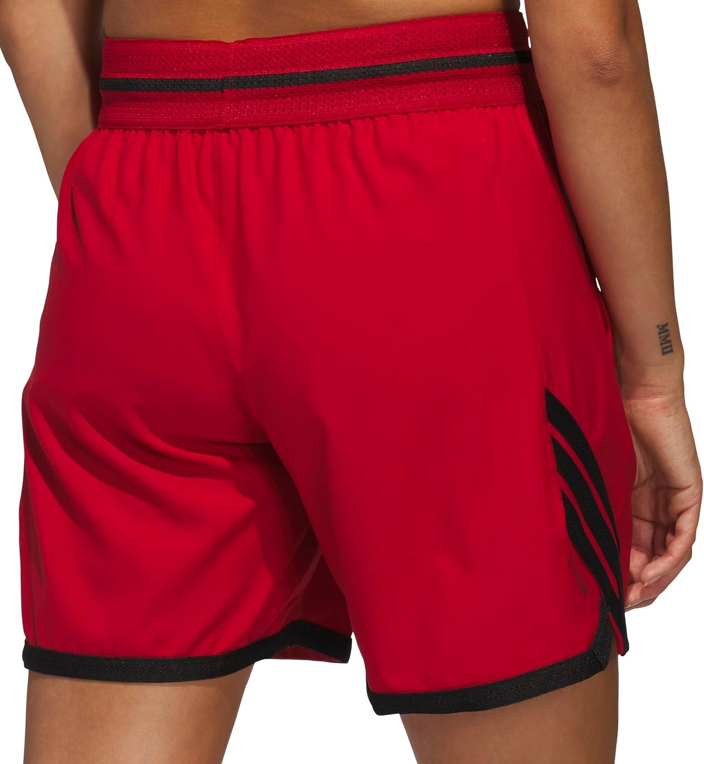image:imageadidas Womens Crazy Lite Shorts Basketball Casual Bottoms Casual BlackTeam Power RedBlack