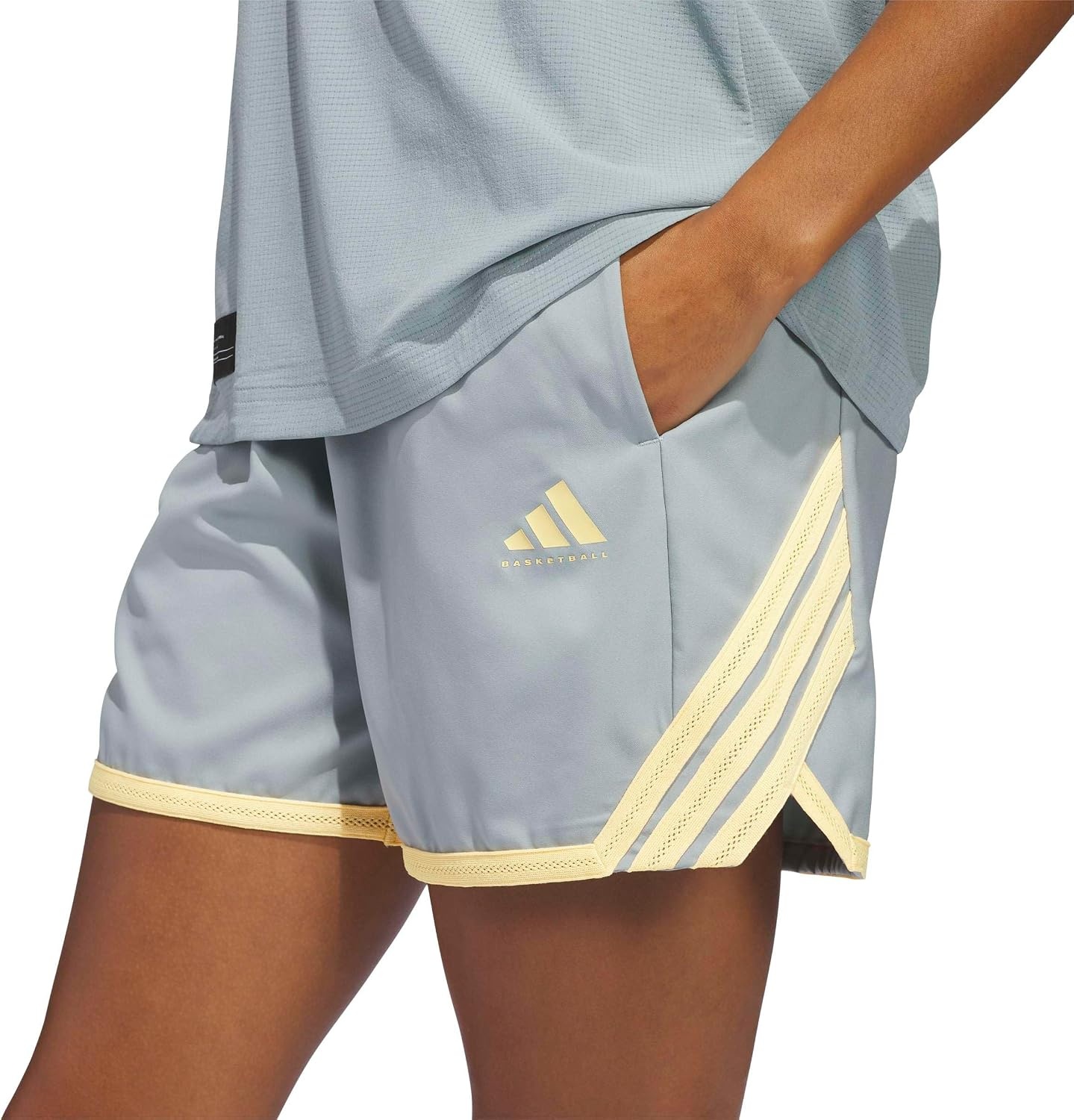 image:imageadidas Womens Crazy Lite Shorts Basketball Casual Bottoms Casual BlackWonder SageIce Tangerine