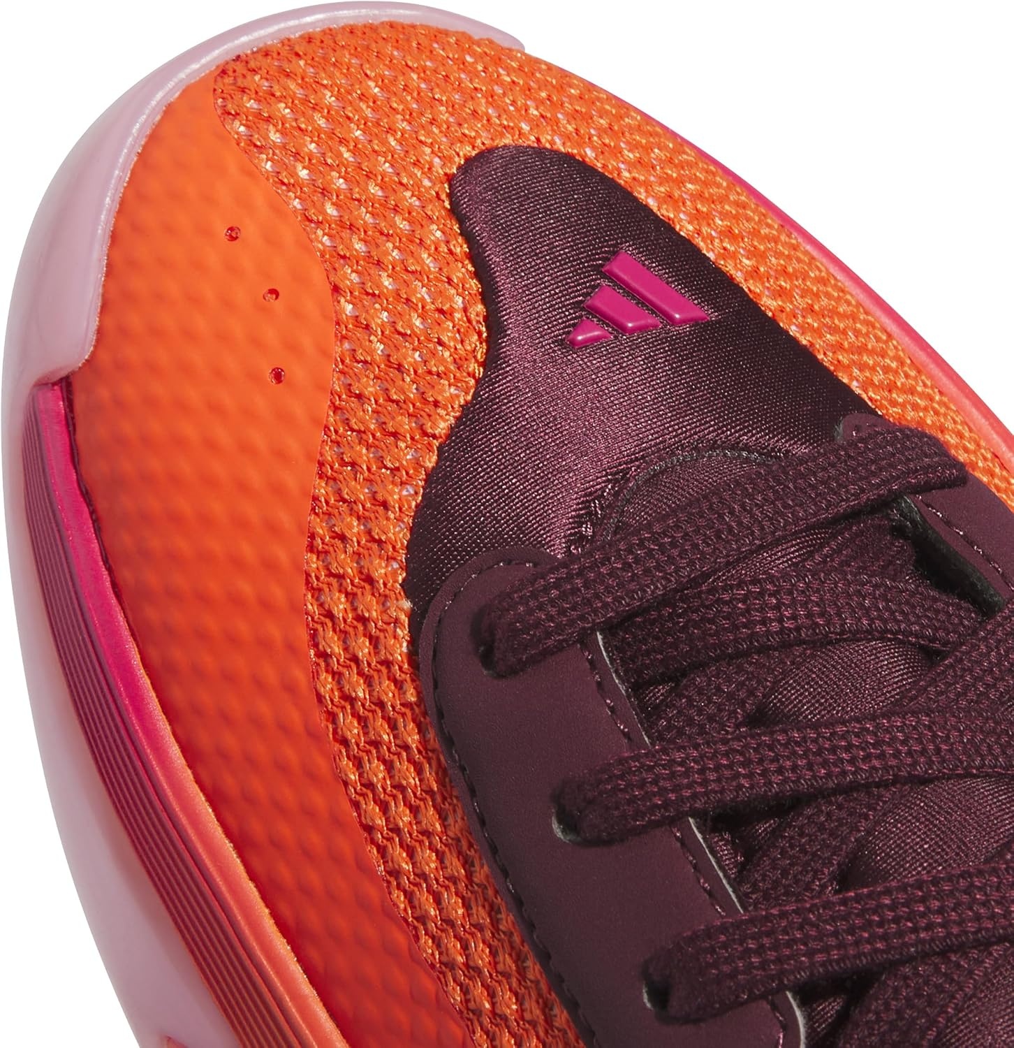 image:imageadidas Womens Exhibit Select Mid Trainers Basketball Sneakers Shoes BlackMaroonSemi Impact OrangeSupplier Colour