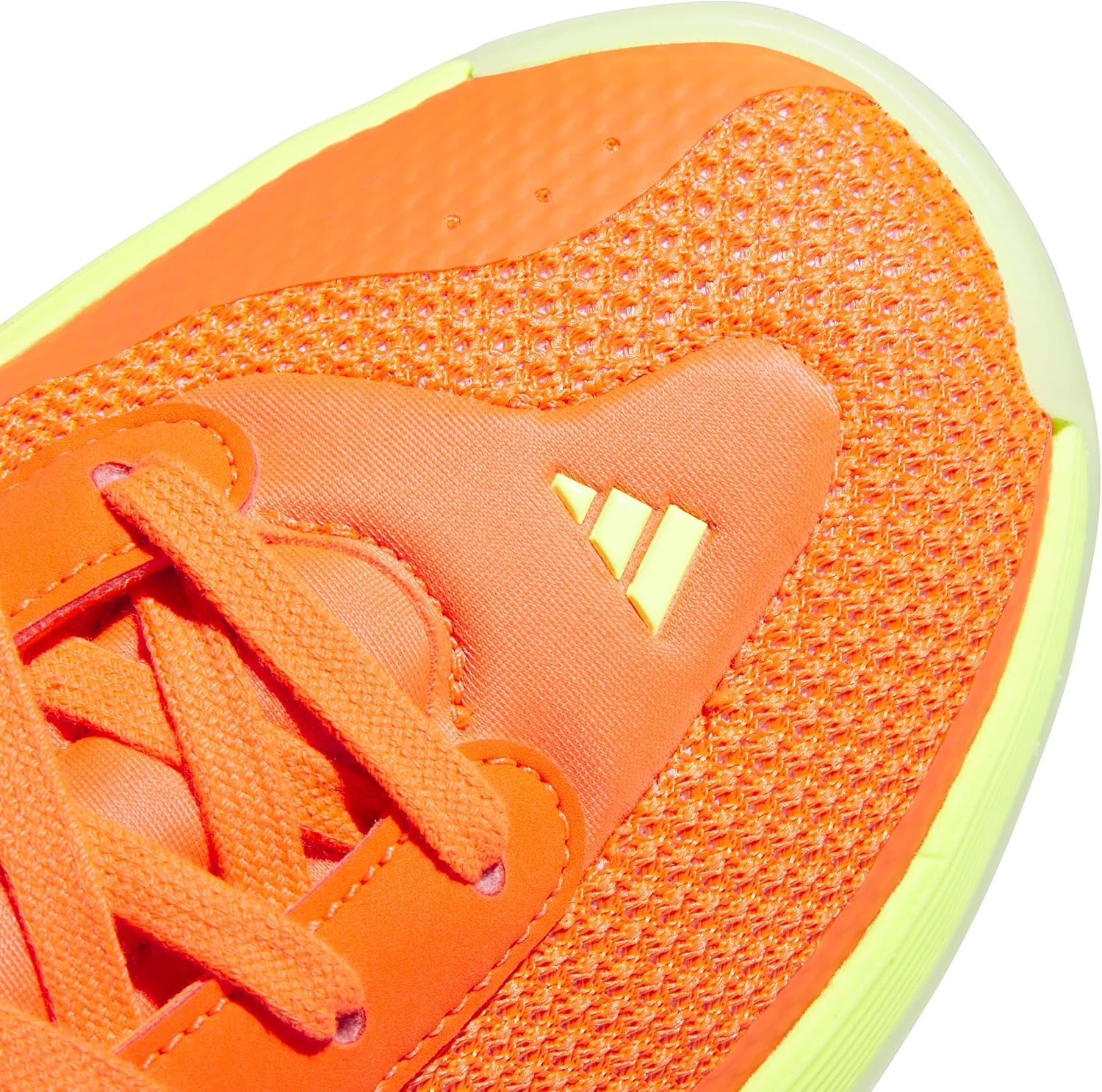 image:imageadidas Womens Exhibit Select Mid Trainers Basketball Sneakers Shoes BlackSolar RedLucid LemonLucid Lemon