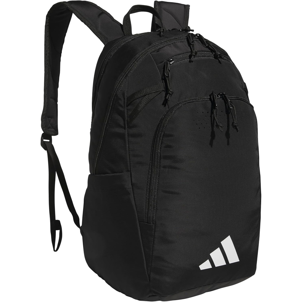 image:imageadidas Defender 5 Backpack Padded 15In Laptop Sleeve WaterBottle Pockets Airs Out Sweaty Shoes Stays Dry On Wet Floors School Gym amp Travel ReadyBlackWhite