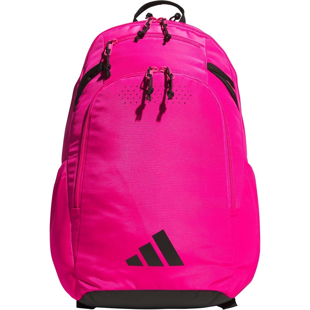 image:imageadidas Defender 5 Backpack Padded 15In Laptop Sleeve WaterBottle Pockets Airs Out Sweaty Shoes Stays Dry On Wet Floors School Gym amp Travel ReadyTeam Shock Pink 2Black