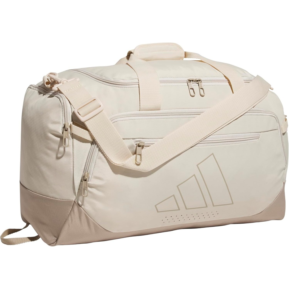 image:imageadidas Defender 5 Duffel Bag for Sports Gym and Travel Team Navy Blue 2 OSFACrystal Linen BeigeTrace KhakiSmall 42L