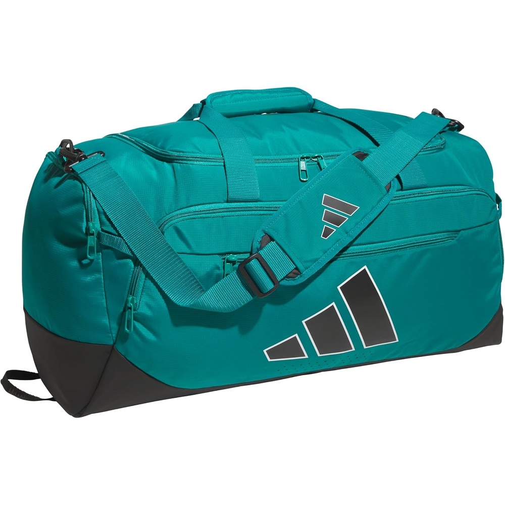 image:imageadidas Defender 5 Duffel Bag for Sports Gym and Travel Team Navy Blue 2 OSFAEQT GreenBlackMedium 59L
