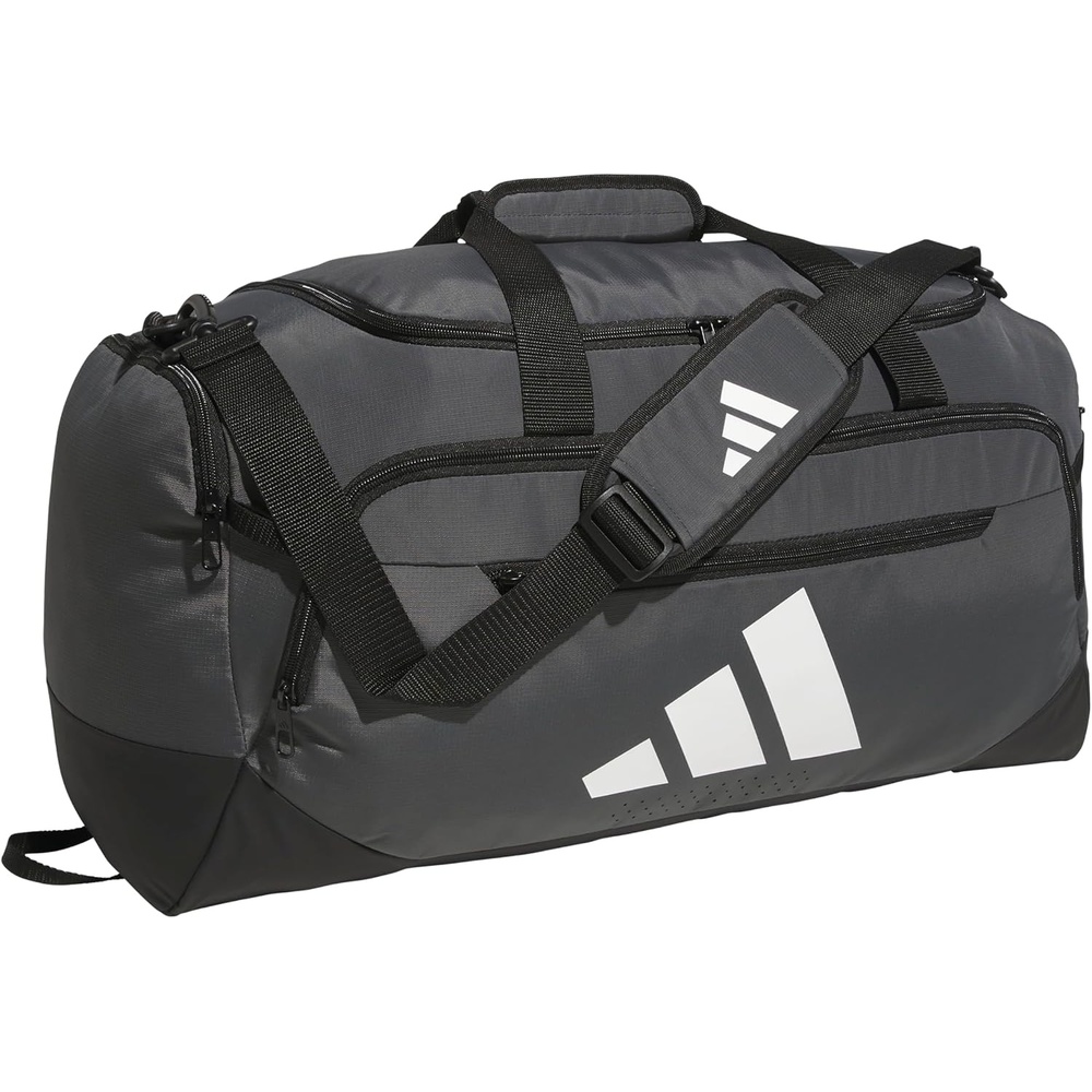 image:imageadidas Defender 5 Duffel Bag for Sports Gym and Travel Team Navy Blue 2 OSFATeam Dark GreyMedium 59L