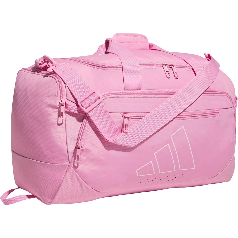 image:imageadidas Defender 5 Duffel Bag for Sports Gym and Travel Team Navy Blue 2 OSFATropic BloomClear PinkSmall 42L