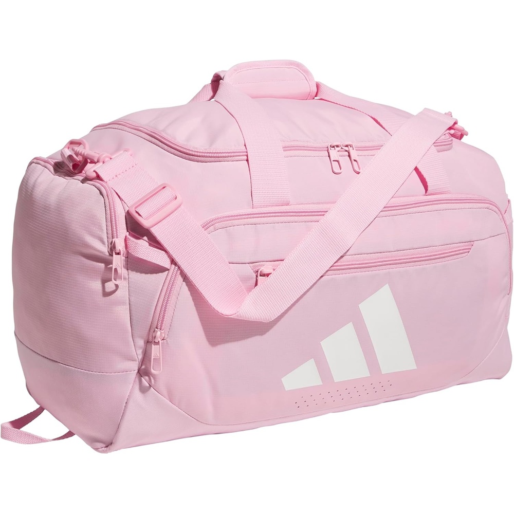image:imageadidas Defender 5 Duffel Bag for Sports Gym and Travel Team Navy Blue 2 OSFATrue PinkWhiteSmall 42L