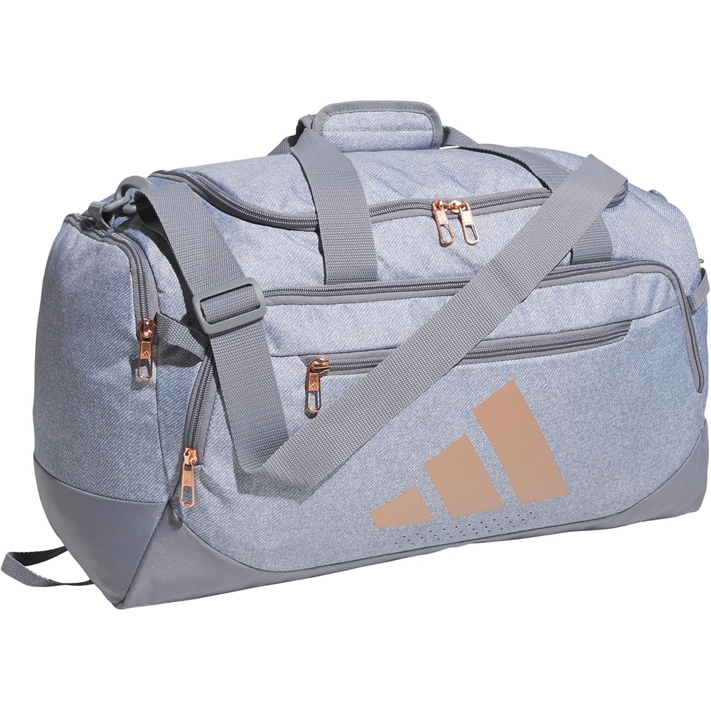 image:imageadidas Defender 5 Duffel Bag for Sports Gym and Travel Team Navy Blue 2 OSFATwill GreyRose GoldSmall 42L