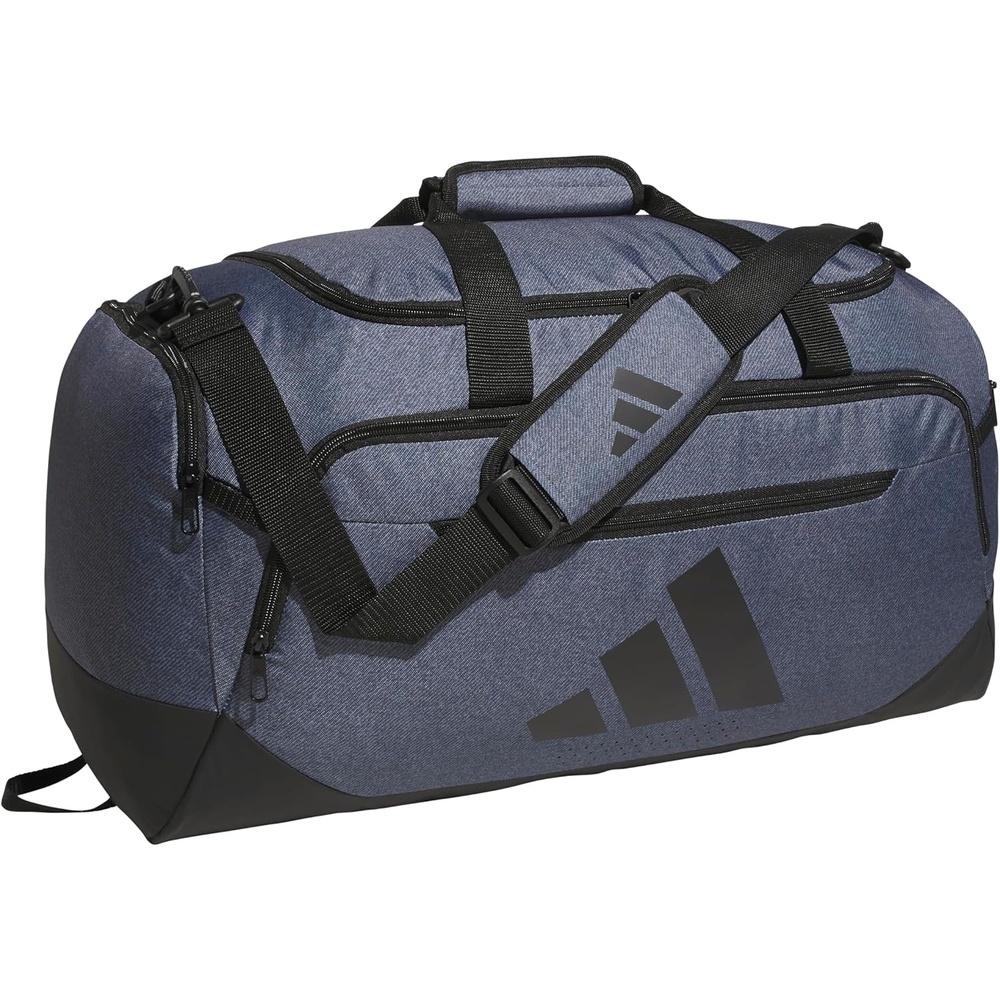 image:imageadidas Defender 5 Duffel Bag for Sports Gym and Travel Team Navy Blue 2 OSFATwill Onix GreyBlackMedium 59L