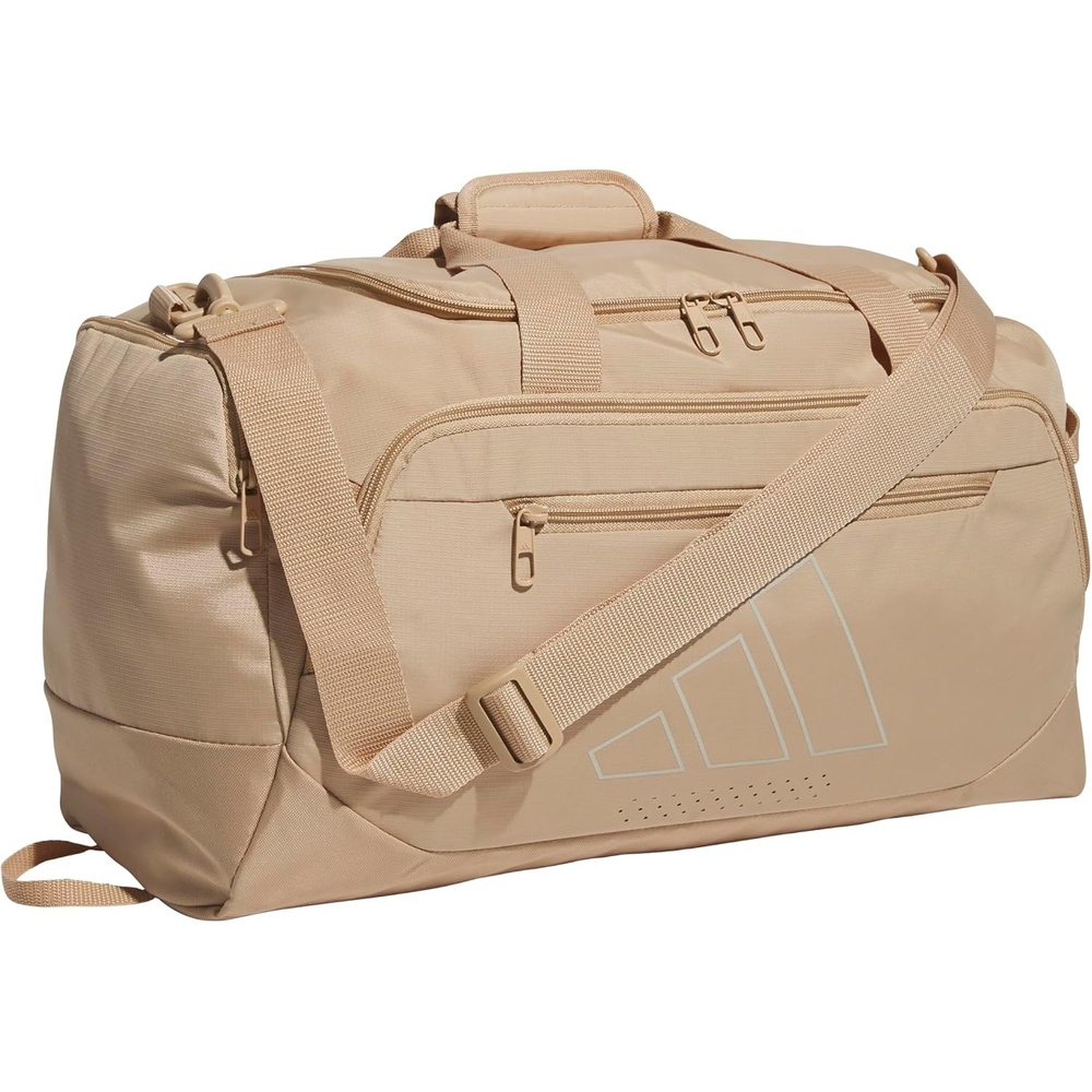image:imageadidas Defender 5 Duffel Bag for Sports Gym and Travel Team Navy Blue 2 OSFAWarm Sandstone BeigeWonder Alumina GreySmall 42L