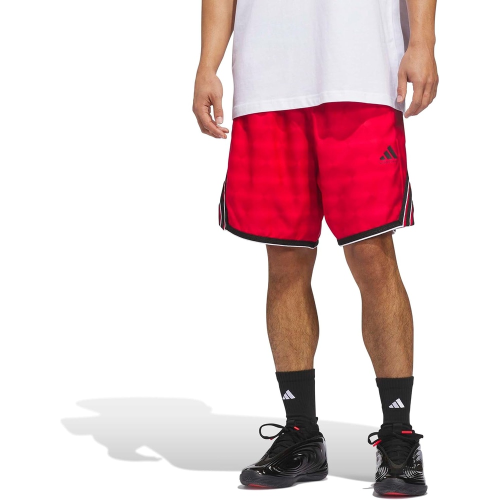 image:imageadidas Mens Crazy Lite All Over Printed ShortsPure Ruby