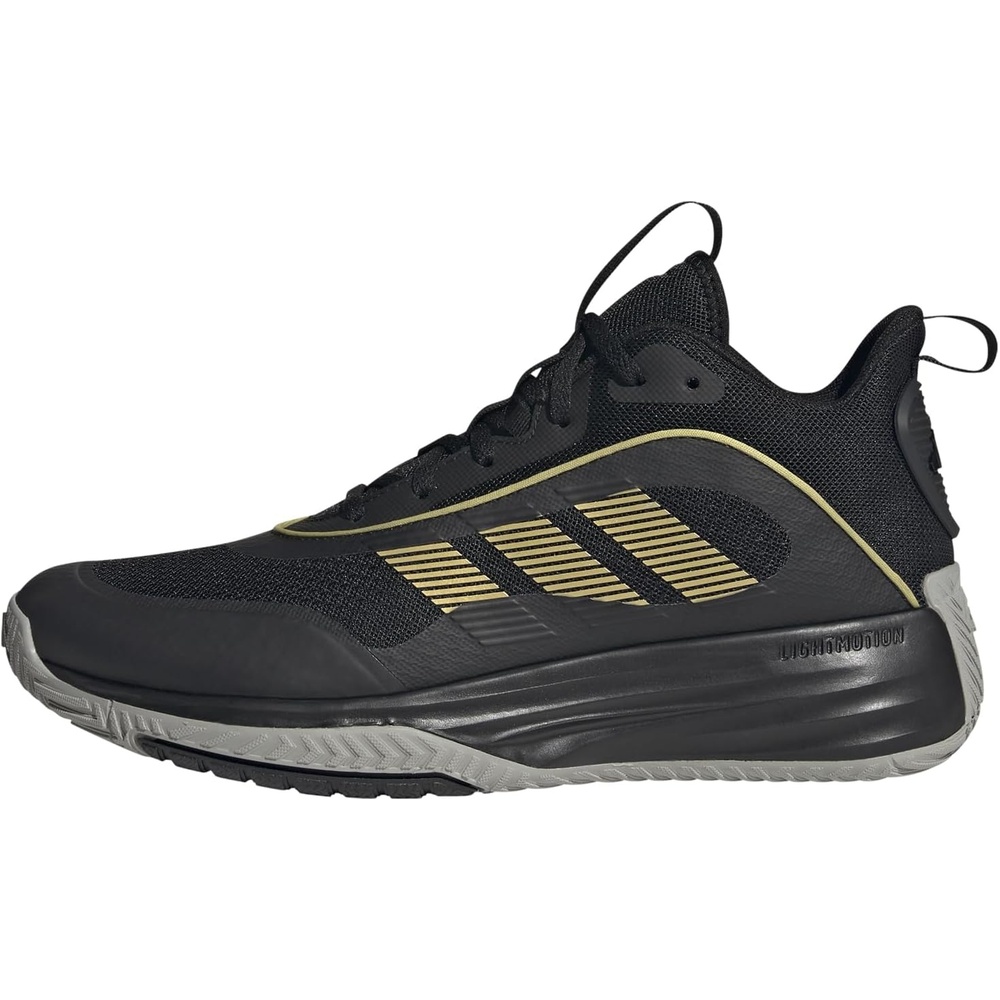 image:imageadidas Mens Own the Game 30 BasketballBlackGold MetallicSolid Grey