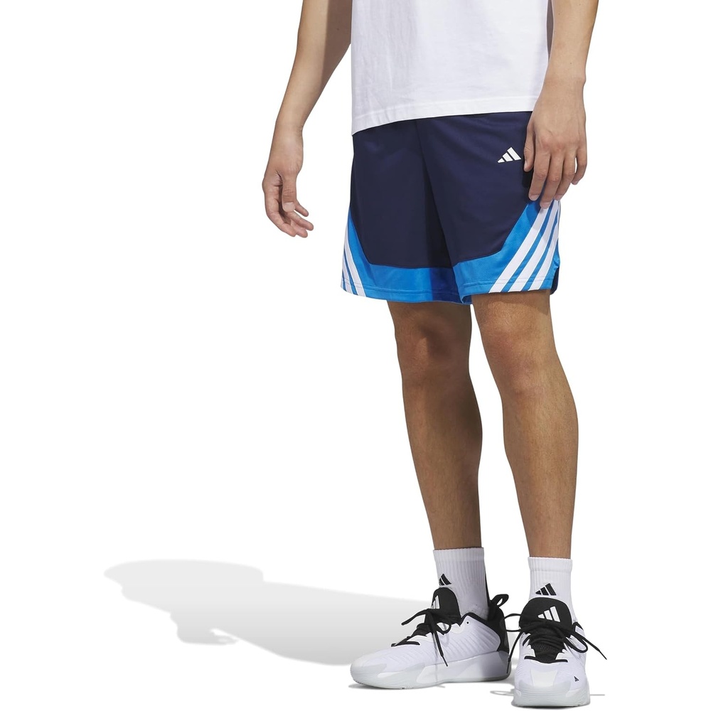 image:imageadidas Mens Pro Motion Basketball ShortsTeam Navy BlueWhite