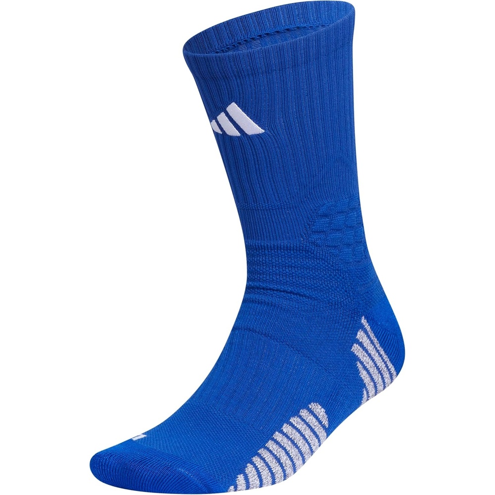 image:imageadidas Select Basketball Socks 1 Pair Unisex 1Pack Cushioned Impact Zones 360Ankle Protection BlisterReducing Build Game amp Practice ReadyTeam Royal BlueWhite1Crew