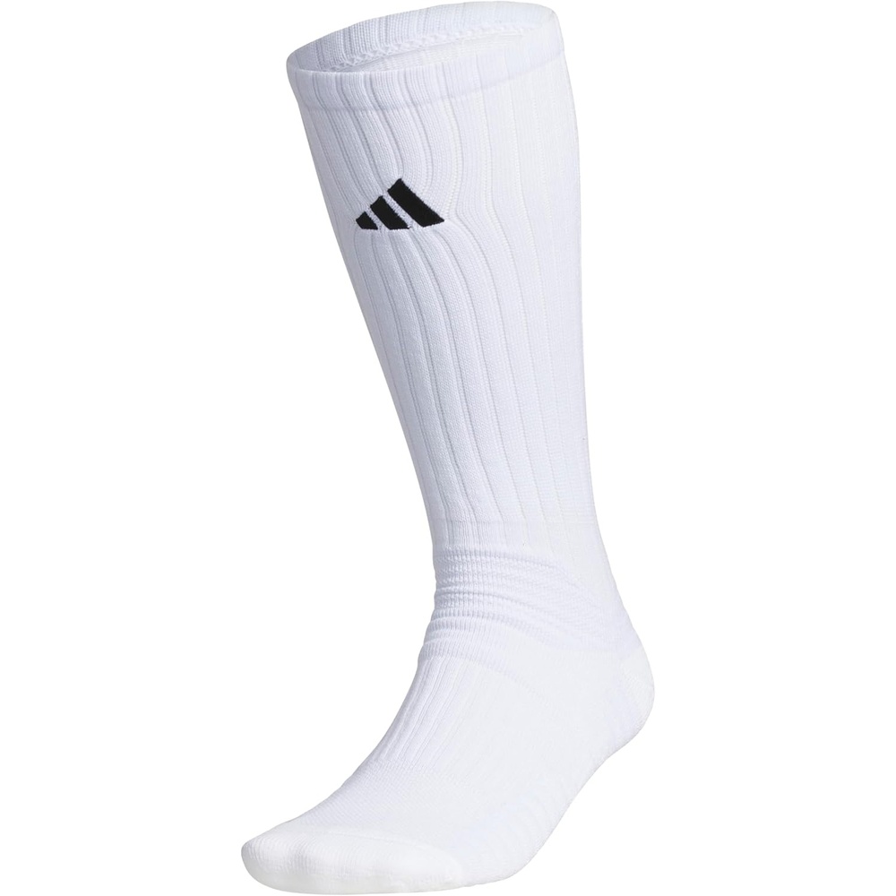image:imageadidas Select Basketball Socks 1 Pair  Unisex 1Pack Cushioned Impact Zones 360Ankle Protection BlisterReducing Build Game amp Practice ReadyWhiteBlackClear Onix Grey1Slouch CrewCrew