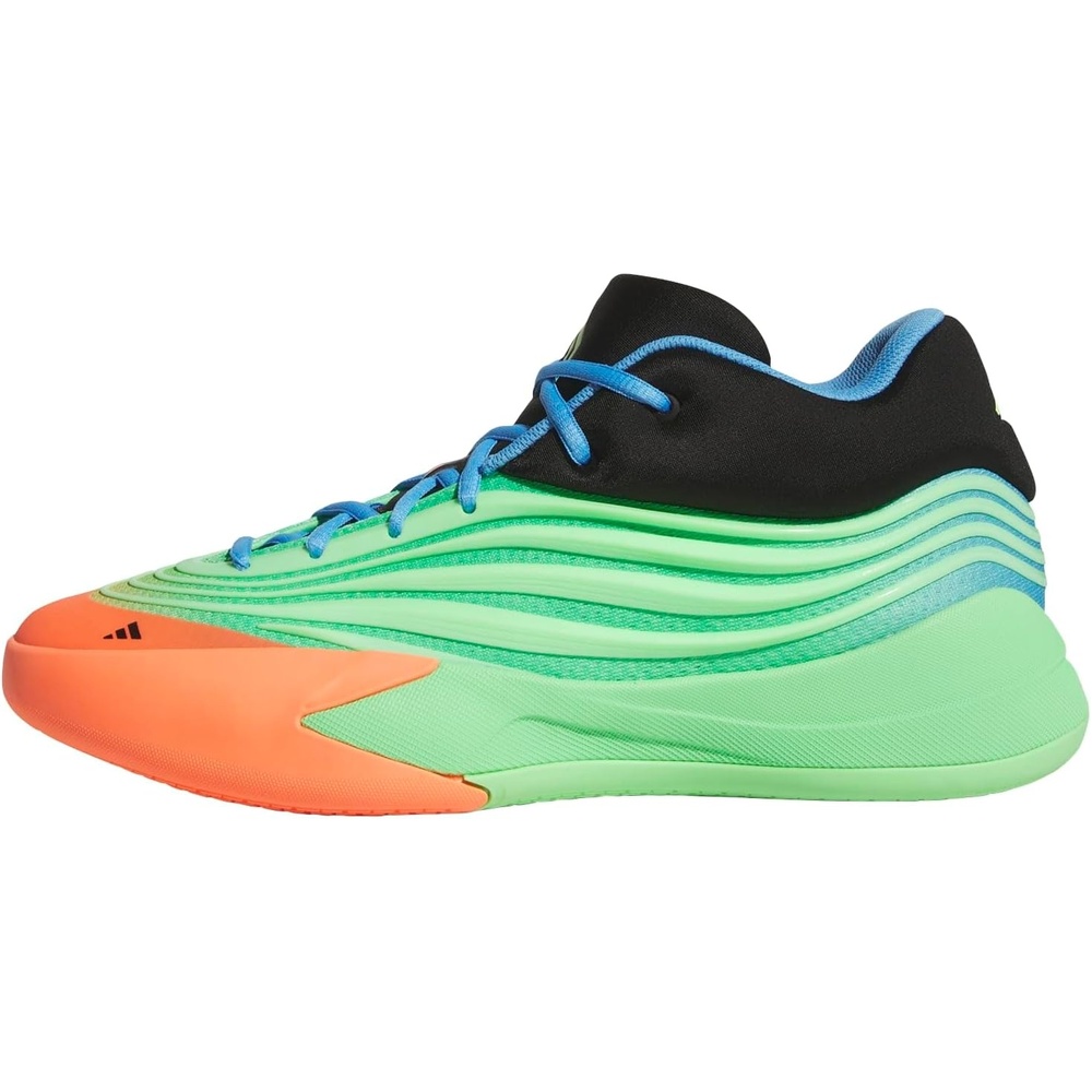 image:imageadidas UnisexAdult Dame X Basketball ShoeLime BurstSignal CoralBlue Burst